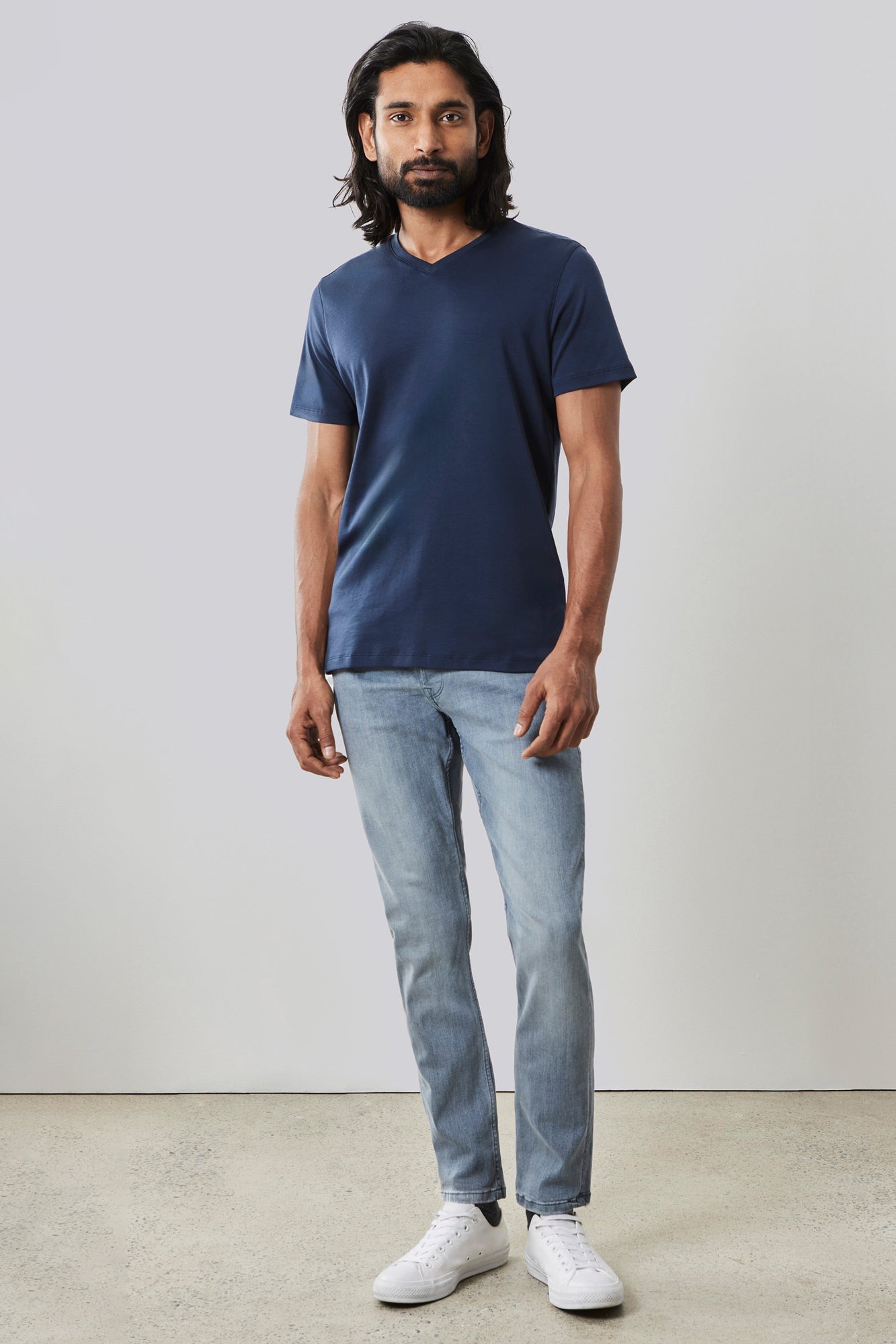 T-shirt à manches courtes pour homme par Robert Barakett | 23336V Georgia Nuit Bleu | Machemise.ca, vêtements mode pour hommes
