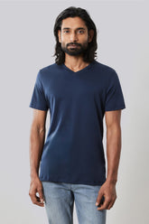 T-shirt à manches courtes pour homme par Robert Barakett | 23336V Georgia Nuit Bleu | Machemise.ca, vêtements mode pour hommes