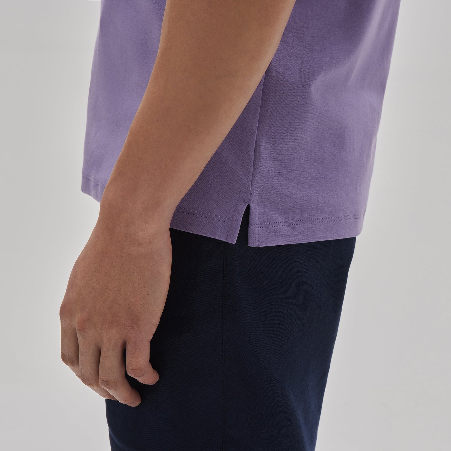 T-shirt à manches courtes pour homme par Robert Barakett | 23336 Georgia Feuille de lavande | Machemise.ca, vêtements mode pour hommes
