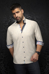 Chemise manches longues pour homme par Au Noir | ATLAS Orange | Machemise.ca, inventaire complet de la marque Au Noir