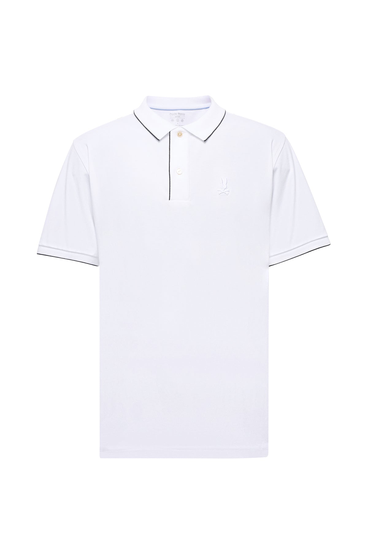 Polo piqué Performance pour homme par Psycho Bunny | B6K486F200 Blanc | Machemise.ca, vêtements mode pour hommes