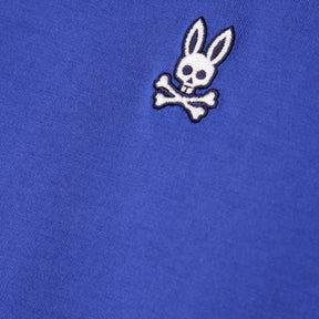 T-Shirt pour homme par Psycho Bunny | Logan Tee B6U137B200 Bleu Royal | Machemise.ca, vêtements mode pour hommes