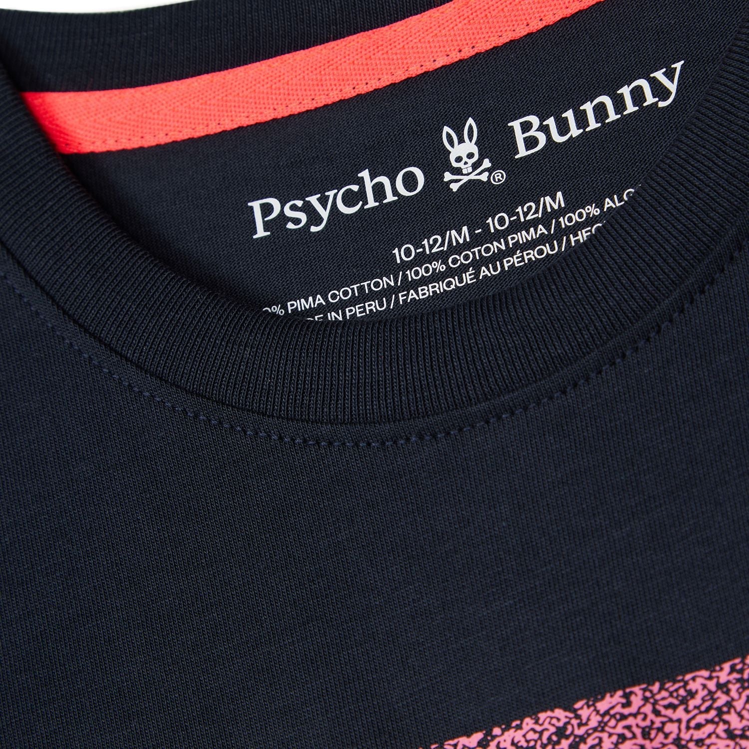T-Shirt pour homme par Psycho Bunny | Livingston B6U247B2TS Marine | Machemise.ca, vêtements mode pour hommes