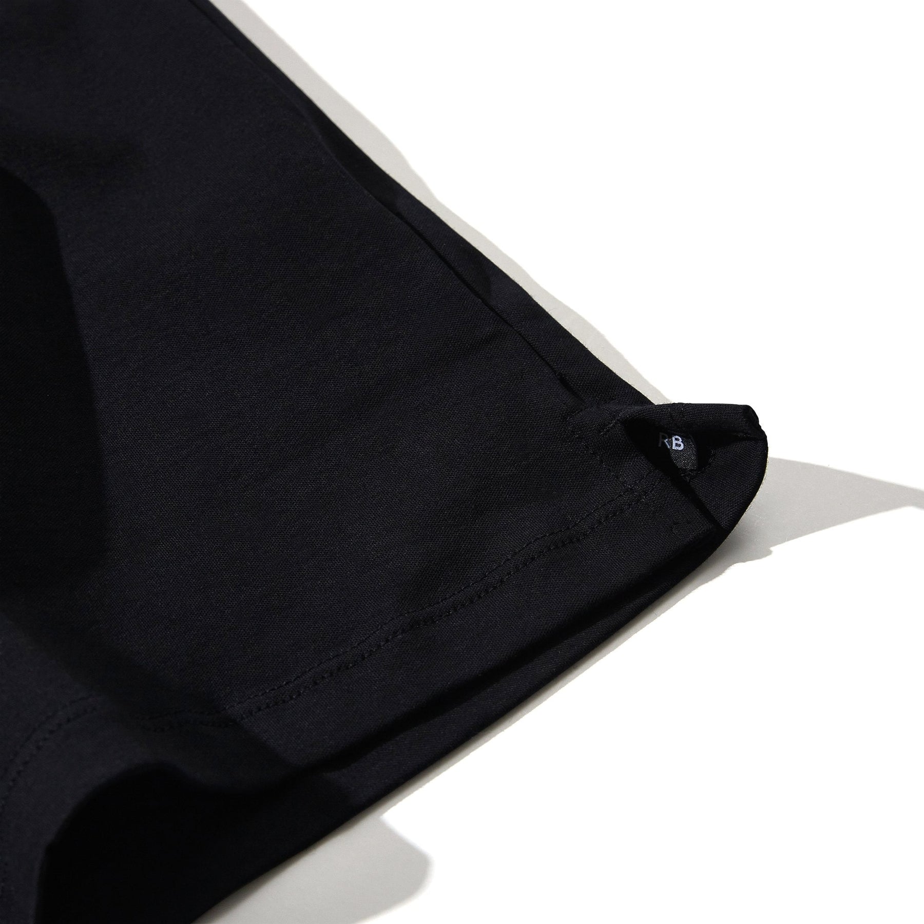 Chandail manches courtes henley pour homme par Robert Barakett | Georgia RB01173 Noir | Machemise.ca, vêtements mode pour hommes