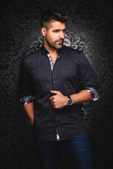 Chemise manches longues en Knit pour homme par Au Noir | CLYDE Noir | Machemise.ca, inventaire complet de la marque Au Noir