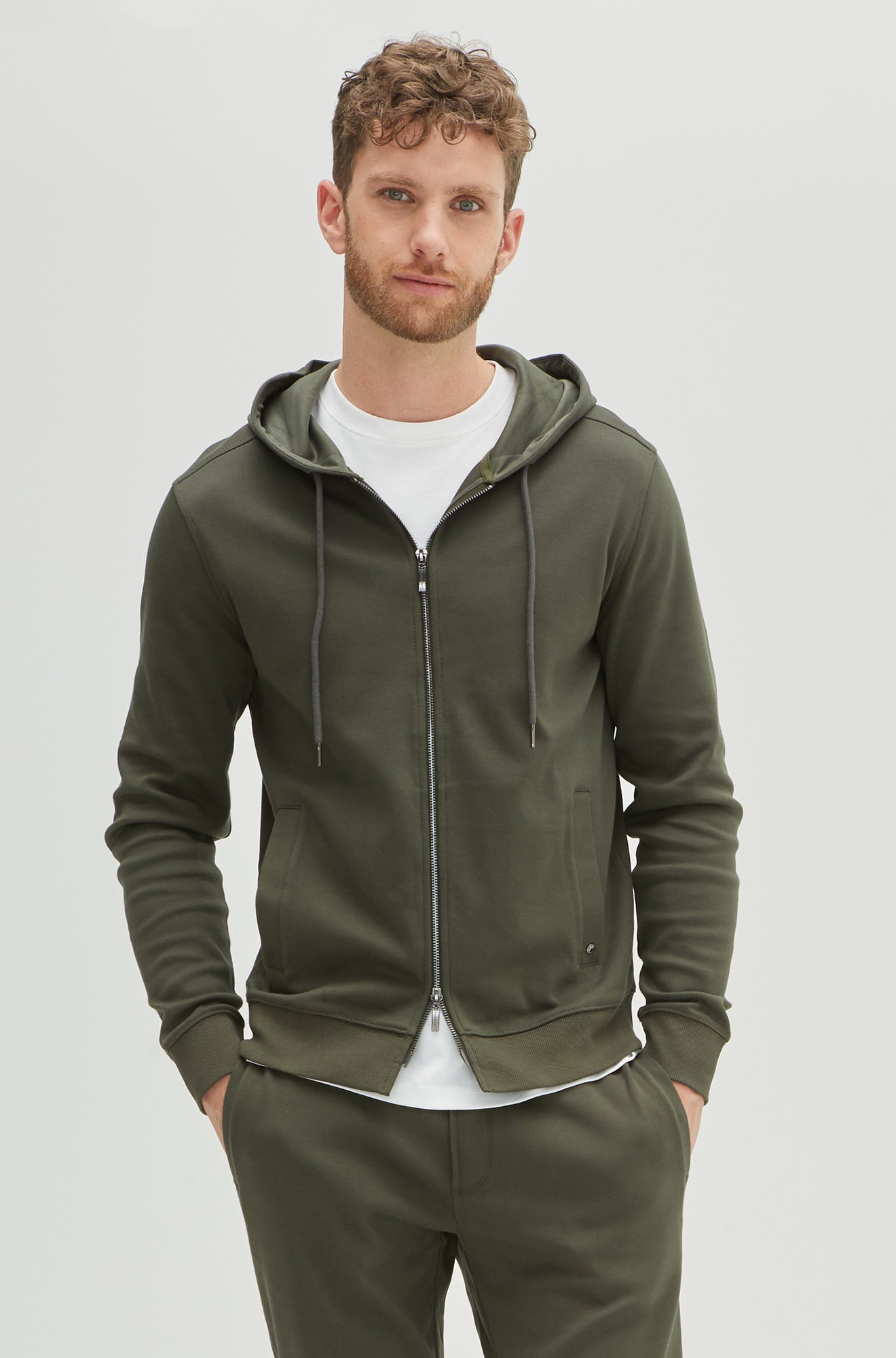 Veste pour homme par Robert Barakett | RB01247 Cortina Soldier Green | Machemise.ca, vêtements mode pour hommes