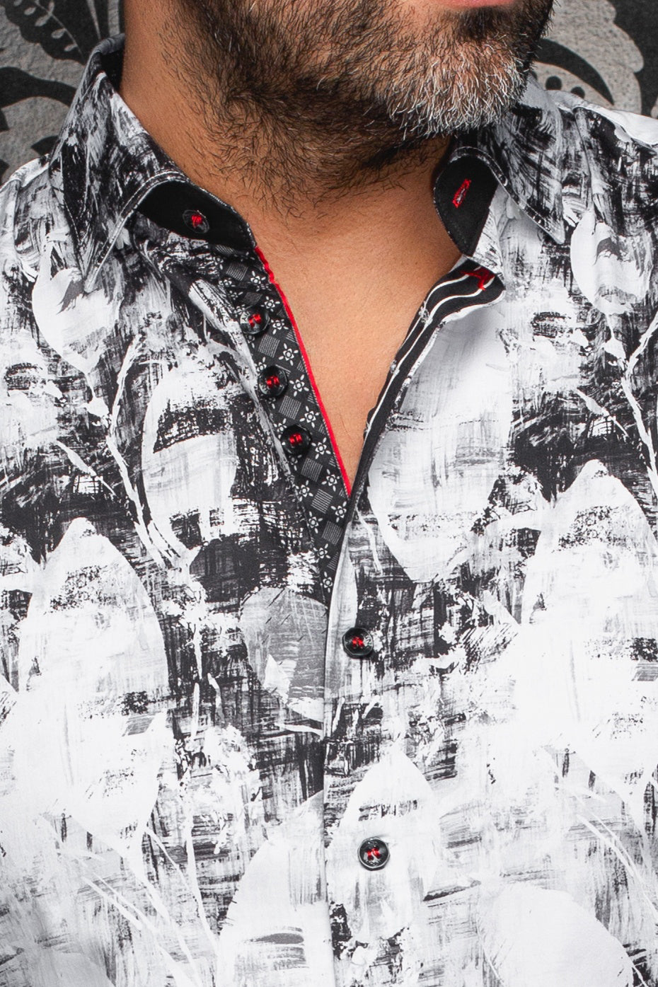 Chemise manches longues pour homme par Au Noir | JASPER Blanc Noir | Machemise.ca, inventaire complet de la marque Au Noir