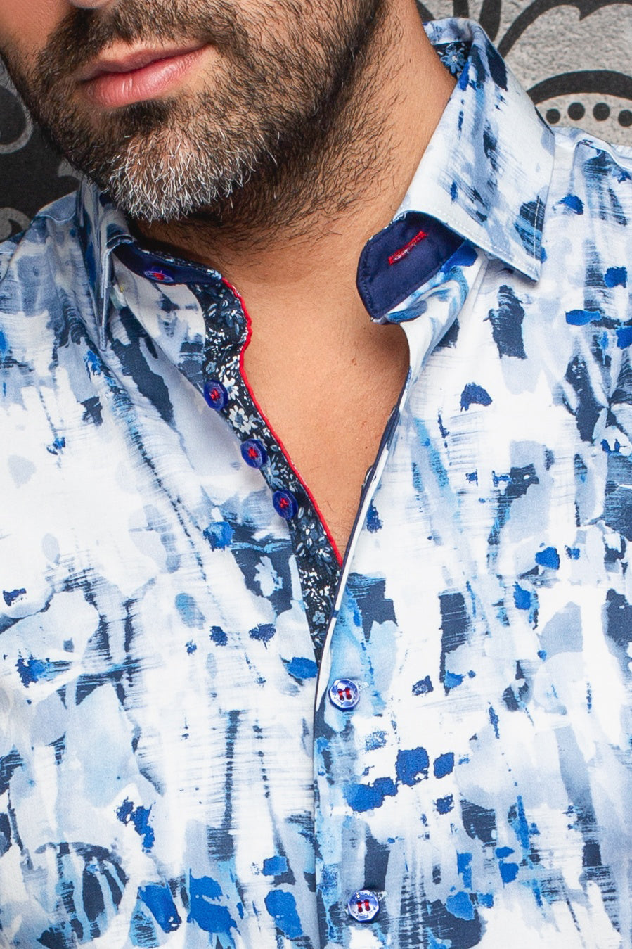 Chemise manches longues pour homme par Au Noir | LINDEN Bleu Clair | Machemise.ca, inventaire complet de la marque Au Noir