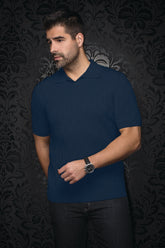 Polo en laine mérino pour homme par Au Noir | LOWICK Marine | Machemise.ca, inventaire complet de la marque Au Noir