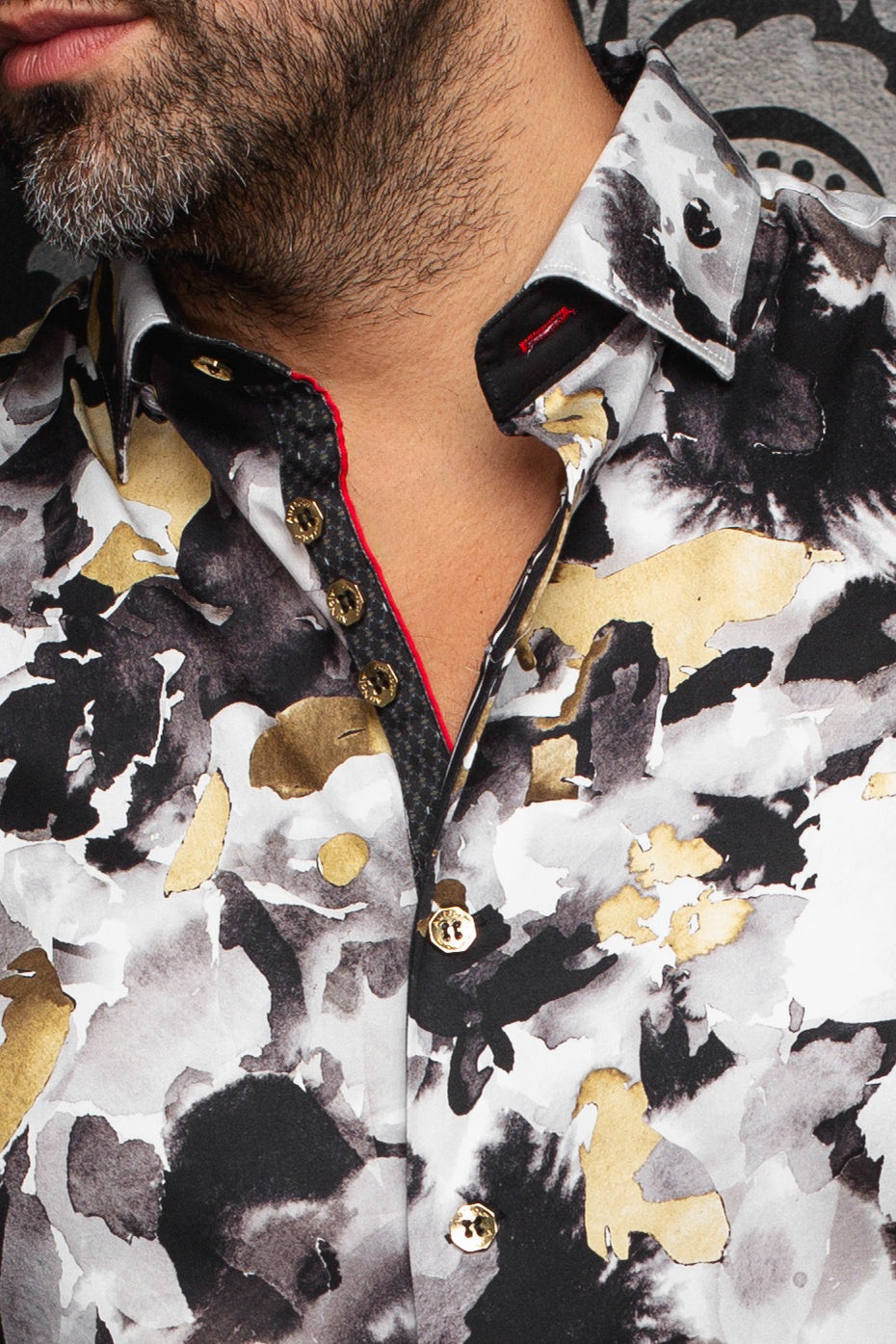 Chemise manches longues pour homme par Au Noir | MAGNUS Or | Machemise.ca, inventaire complet de la marque Au Noir