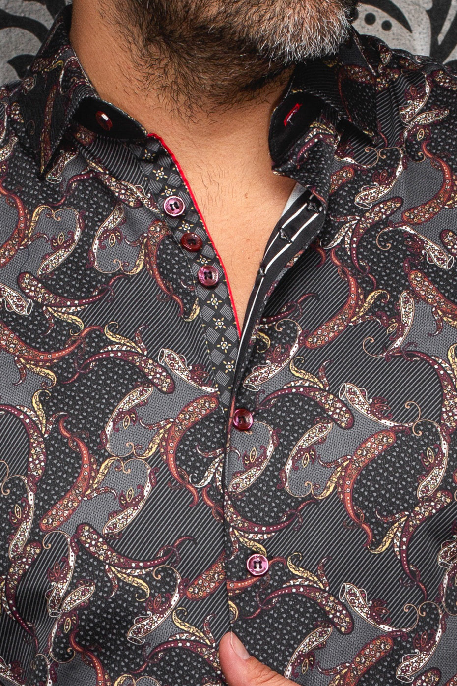 Chemise manches longues pour homme par Au Noir | MIRAGE Noir | Machemise.ca, inventaire complet de la marque Au Noir