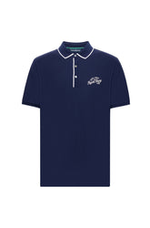 Polo piqué pour homme par Psycho Bunny | MT0100024 Bleu Du Soir | Machemise.ca, vêtements mode pour hommes