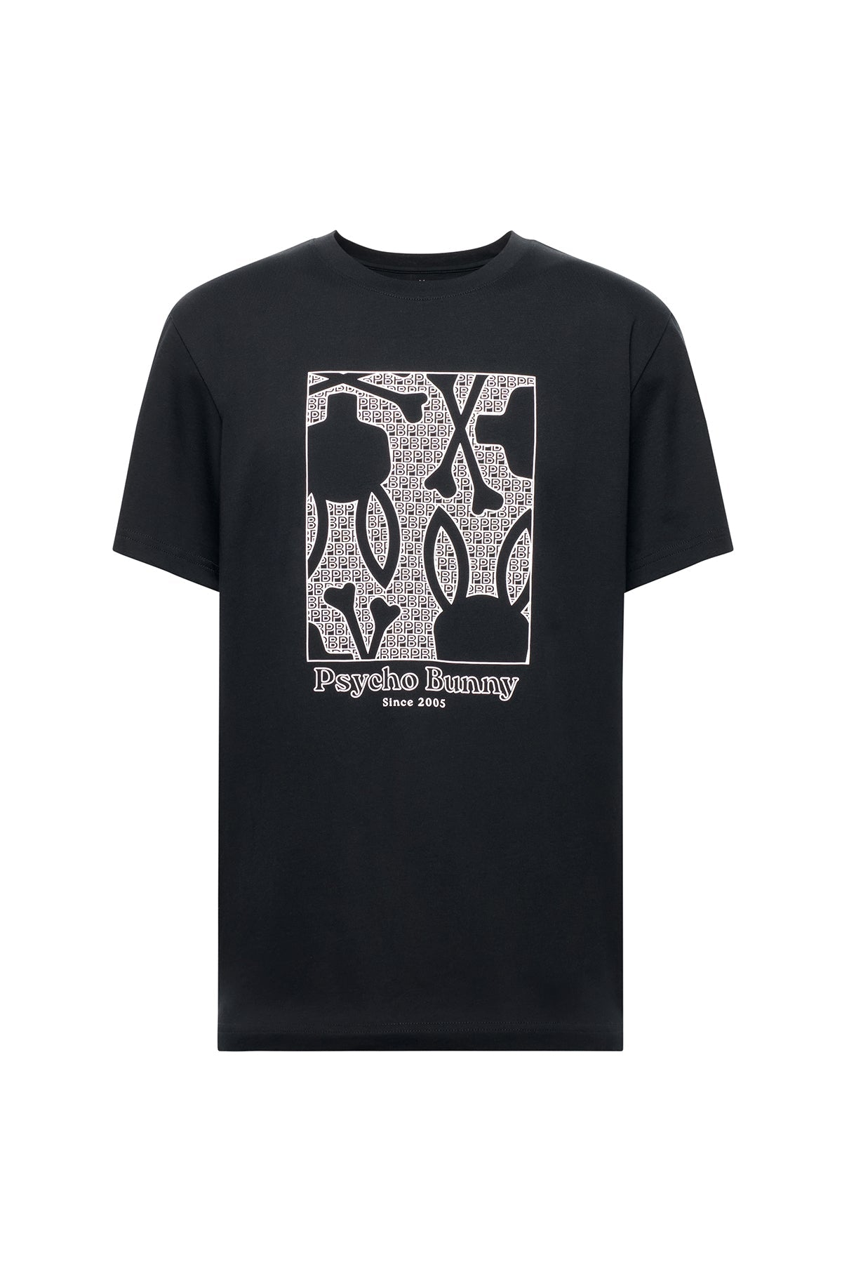 T-shirt graphique pour homme par Psycho Bunny | MT0200034 Noir | Machemise.ca, vêtements mode pour hommes