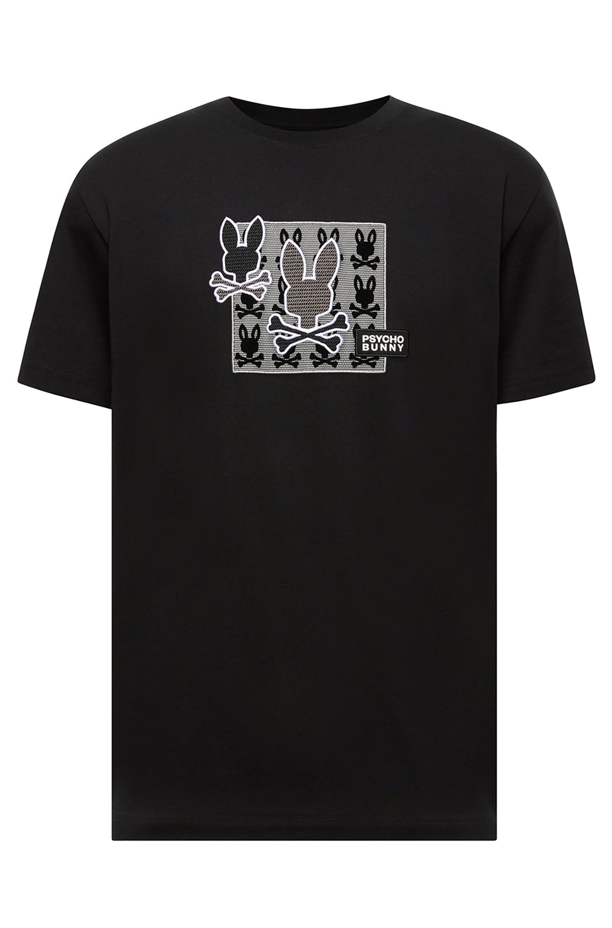 T-Shirt pour homme par Psycho Bunny | MT0200165 Noir | Machemise.ca, vêtements mode pour hommes