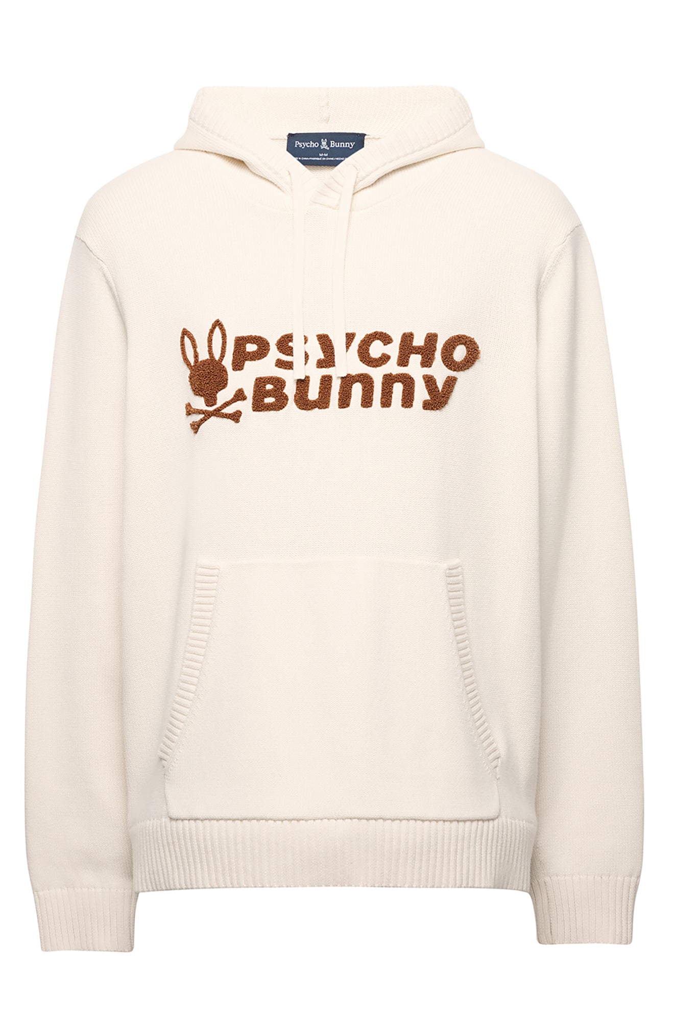 Coton ouaté pour homme par Psycho Bunny | MT0400014 Gris Bonnet Blanc | Machemise.ca, vêtements mode pour hommes