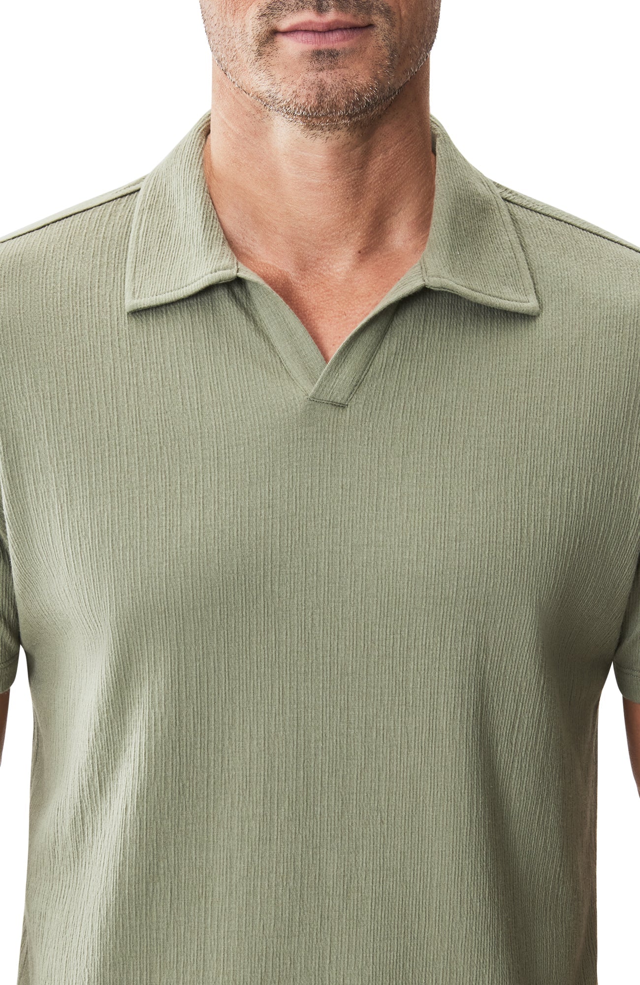 Polo à col ouvert pour homme par Robert Barakett | RB31074 Basil Road Pastel | Machemise.ca, vêtements mode pour hommes