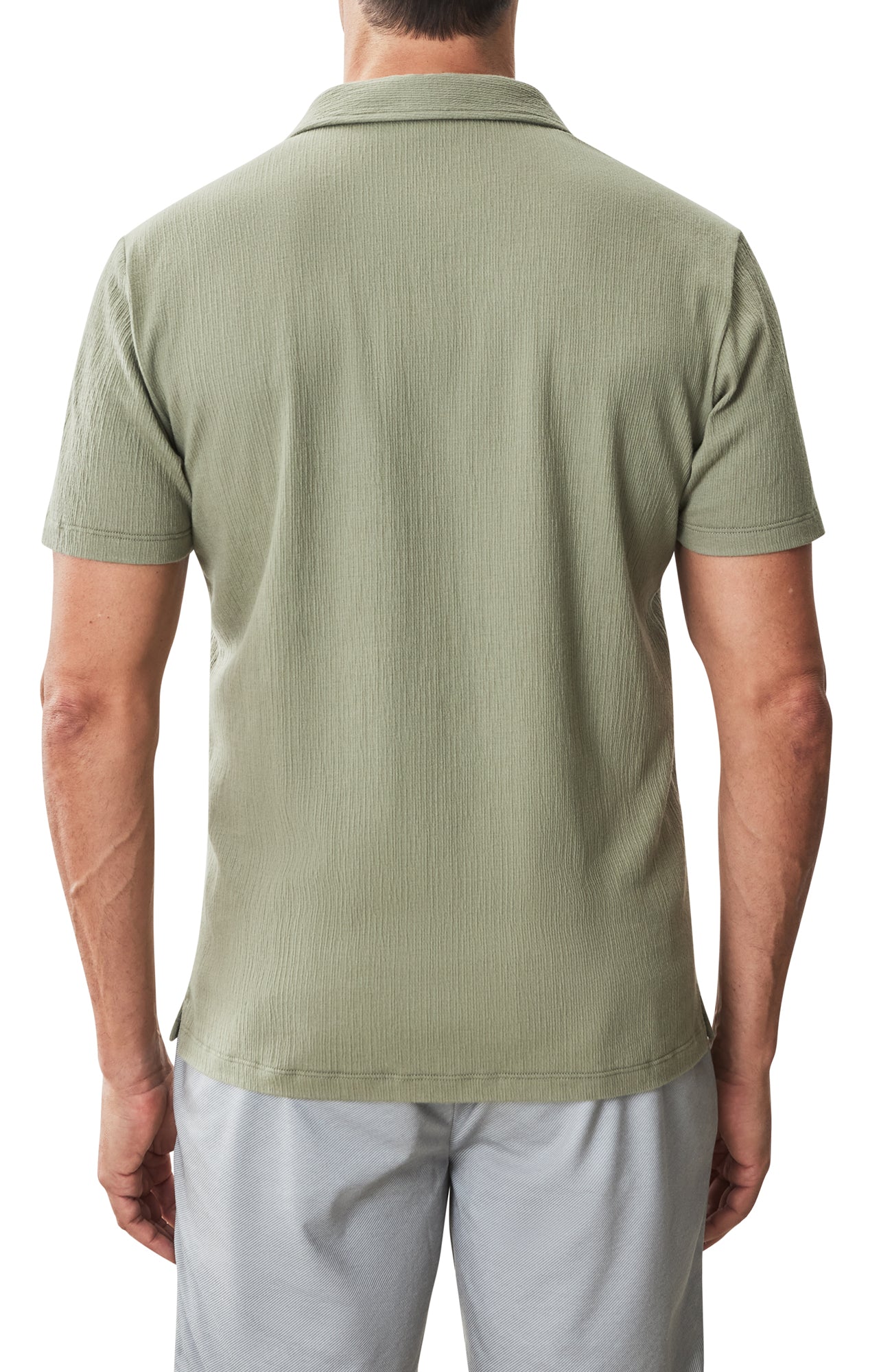 Polo à col ouvert pour homme par Robert Barakett | RB31074 Basil Road Pastel | Machemise.ca, vêtements mode pour hommes