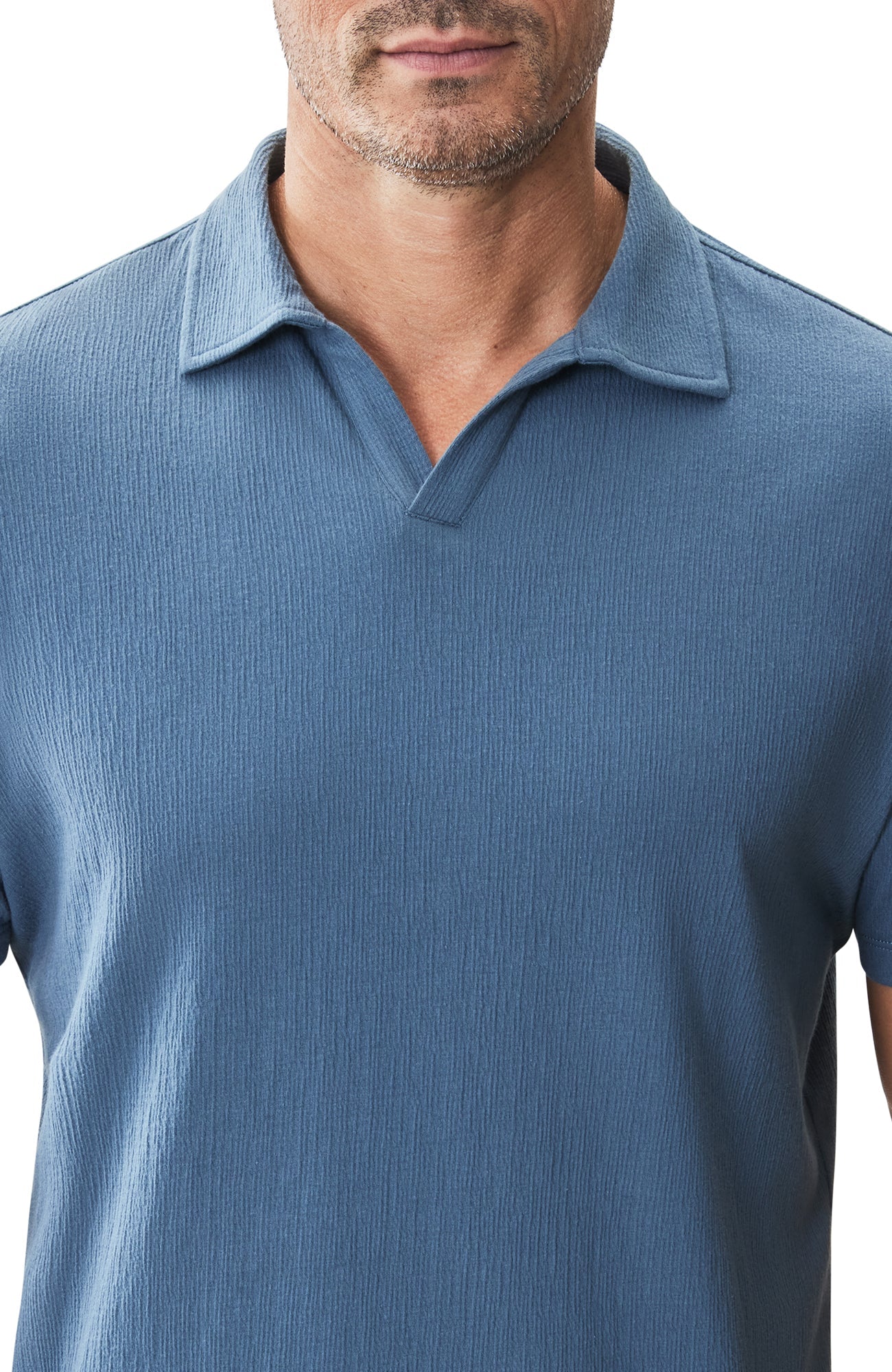 Polo à col ouvert pour homme par Robert Barakett | RB31074 Basil Road Vue Sur L'Océan | Machemise.ca, vêtements mode pour hommes