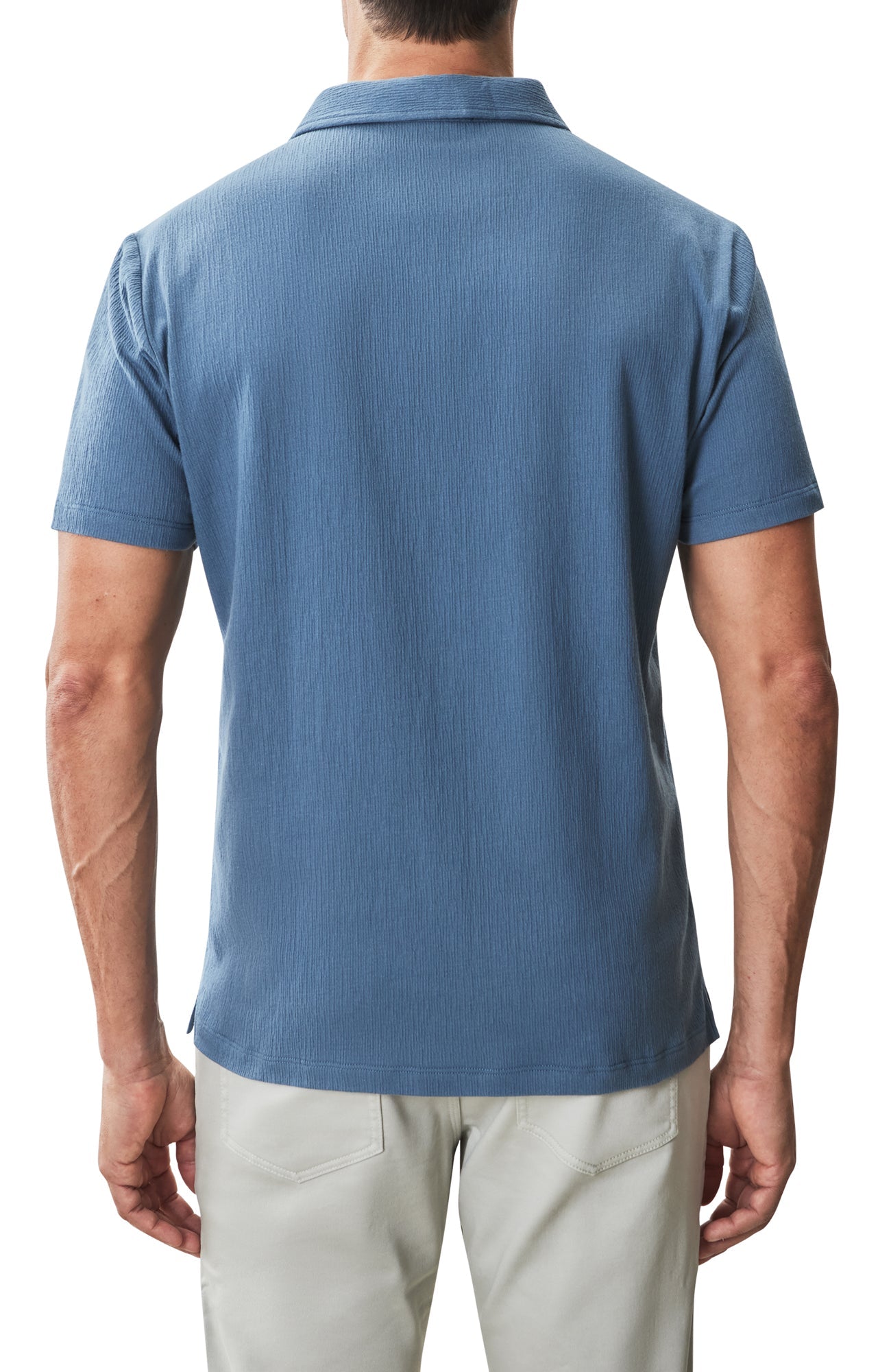 Polo à col ouvert pour homme par Robert Barakett | RB31074 Basil Road Vue Sur L'Océan | Machemise.ca, vêtements mode pour hommes