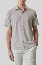 Chemise en Knit pour homme par Robert Barakett | RB61068 Sterling Olive Crépuscule | Boutique Vvög, vêtements mode pour homme et femme