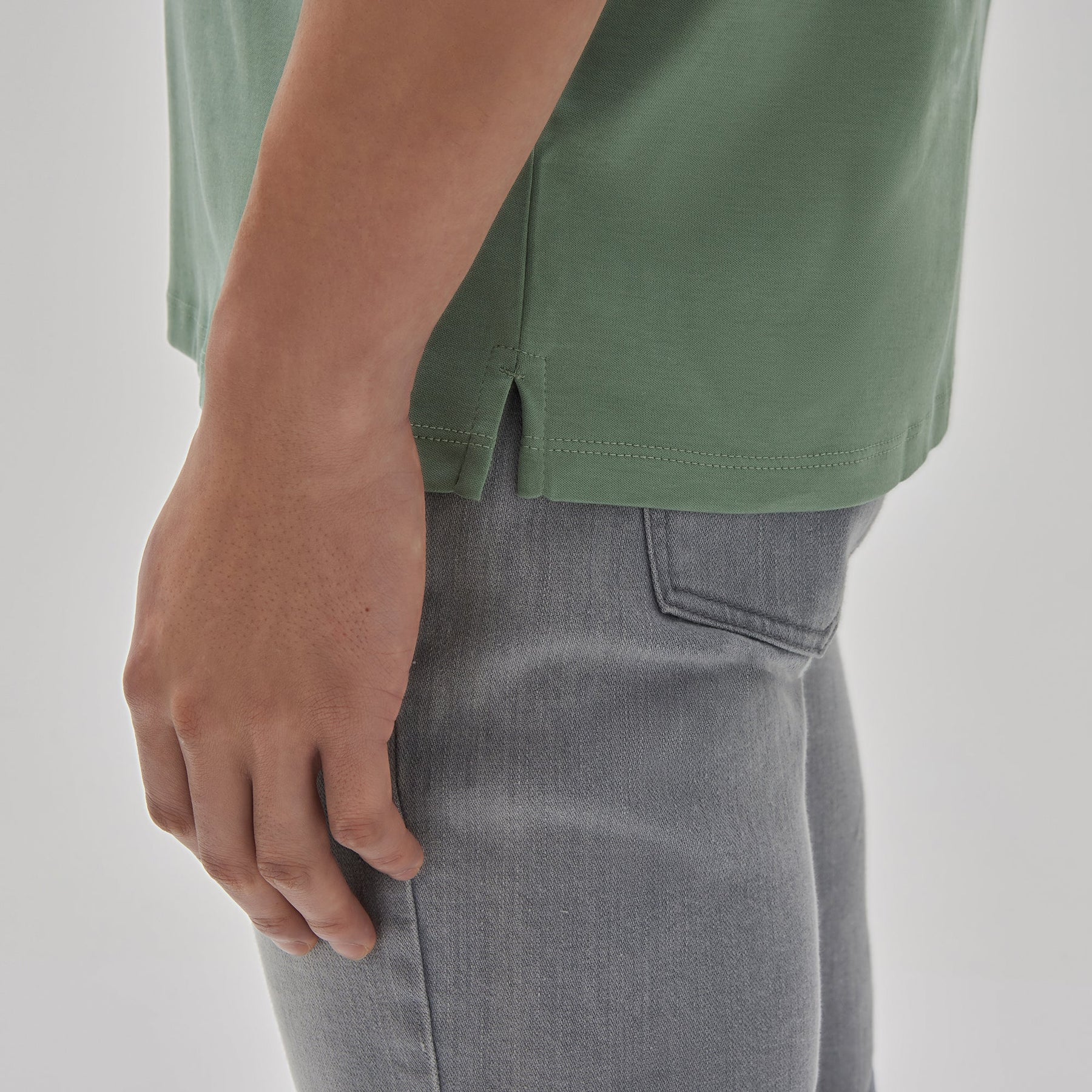Polo col ouvert pour homme par Robert Barakett | Georgia RB11016 Vert | Boutique Vvög, vêtements mode pour homme et femme