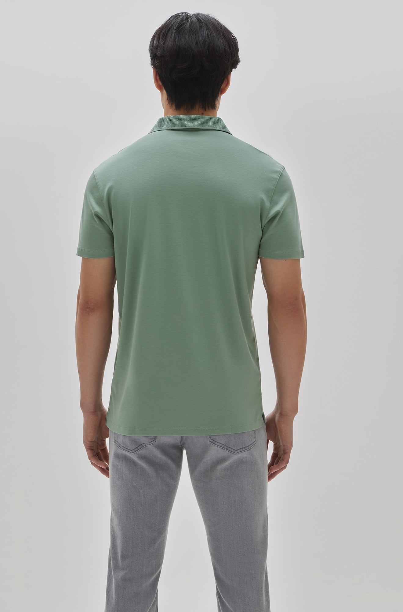 Polo col ouvert pour homme par Robert Barakett | Georgia RB11016 Vert | Boutique Vvög, vêtements mode pour homme et femme