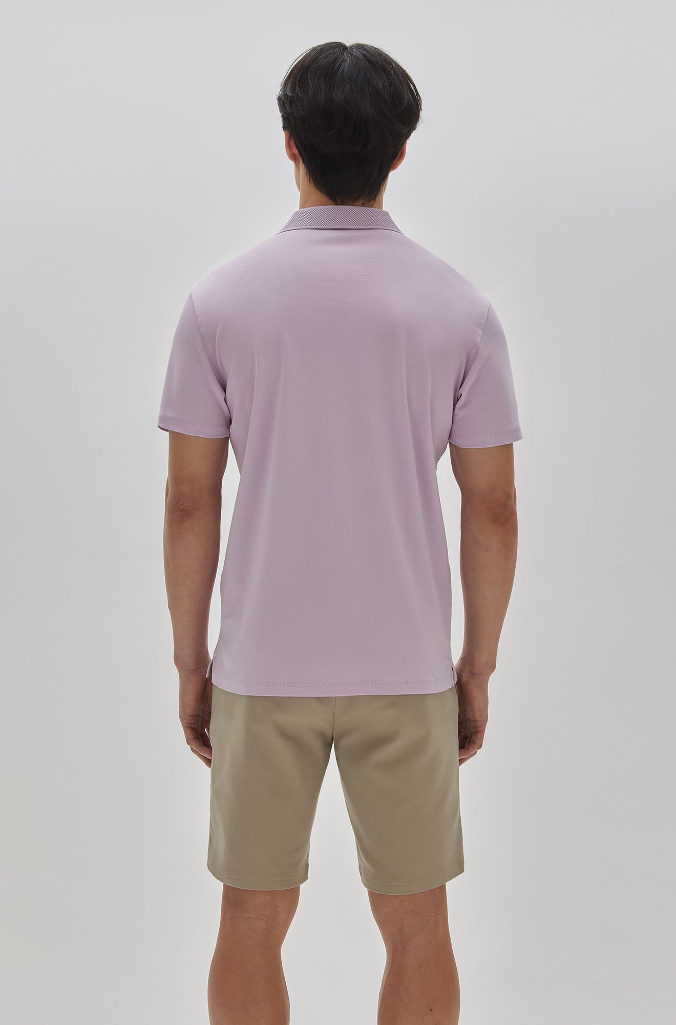 Polo col ouvert pour homme par Robert Barakett | Georgia RB11016 Rose Clair | Boutique Vvög, vêtements mode pour homme et femme