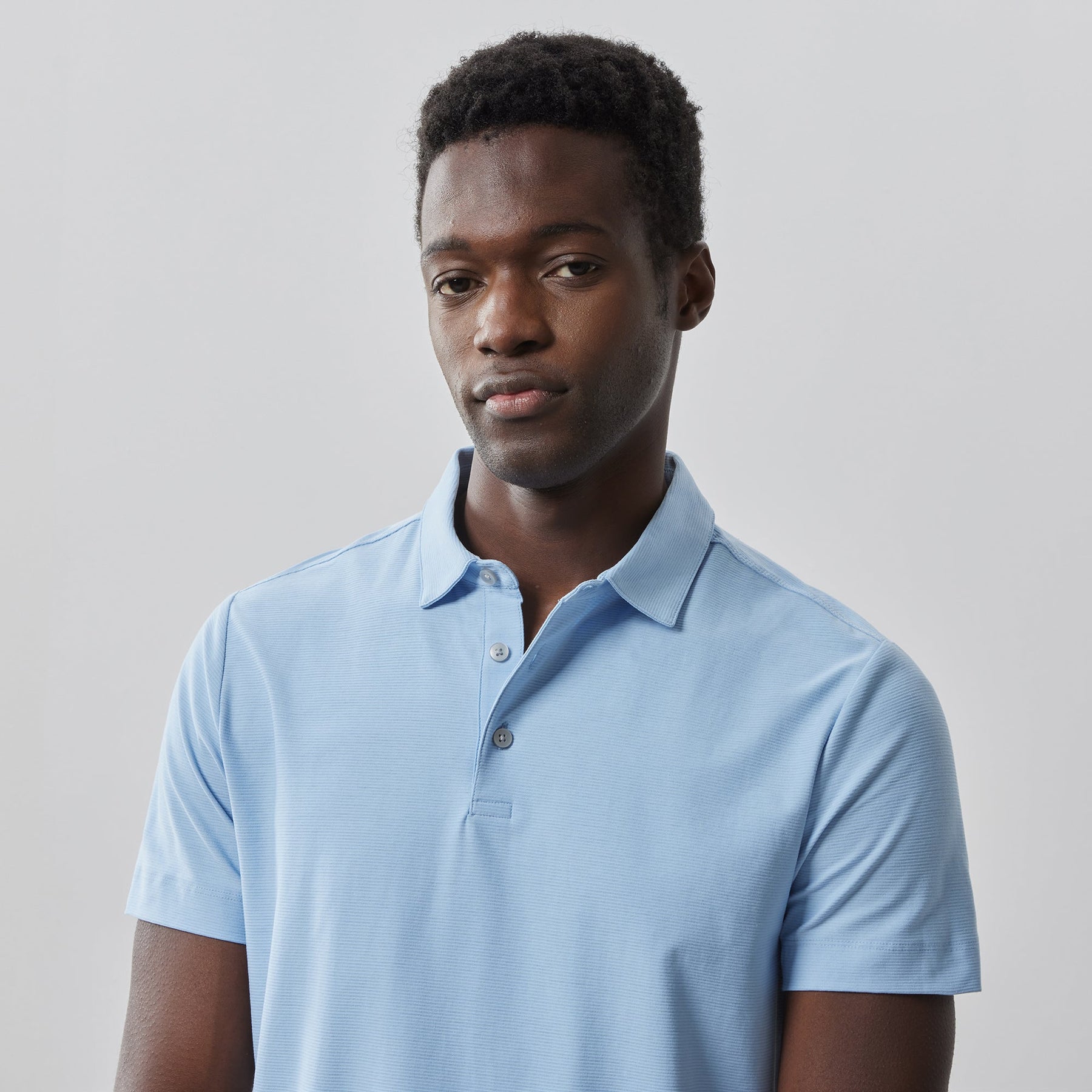 Polo à manches courtes pour homme par Robert Barakett | RB31040 Hickman Cloche Bleue | Machemise.ca, vêtements mode pour hommes