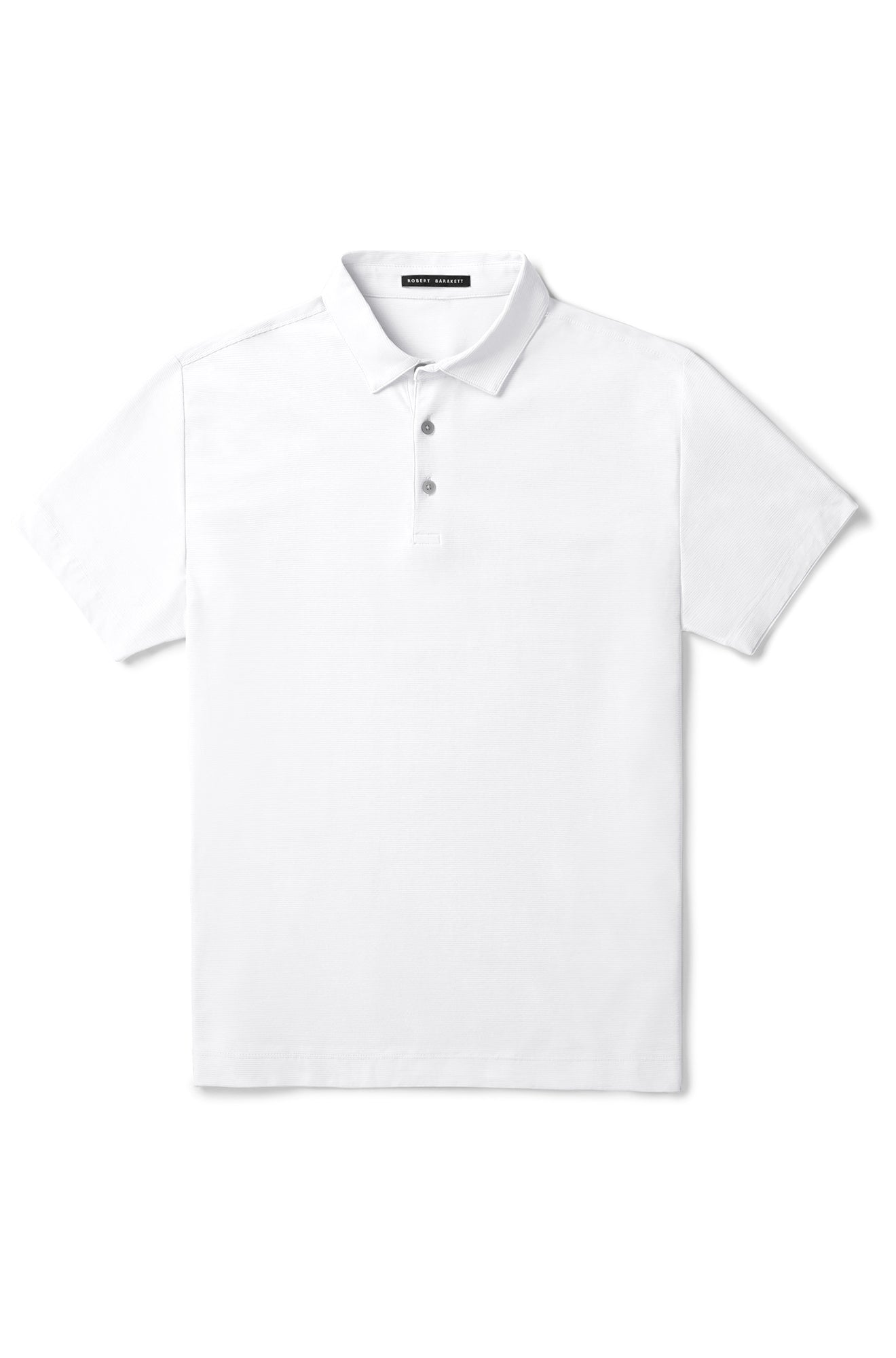 Polo à manches courtes pour homme par Robert Barakett | RB31040 Hickman Blanc | Machemise.ca, vêtements mode pour hommes