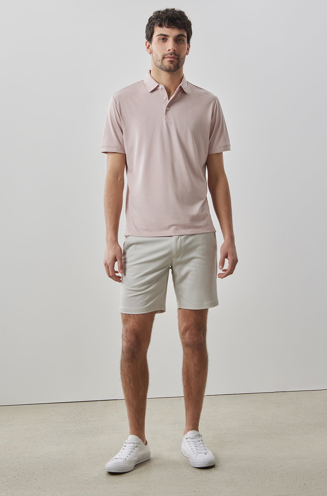 Polo à manches courtes pour homme par Robert Barakett | RB31088 Ragdan Corail | Machemise.ca, vêtements mode pour hommes