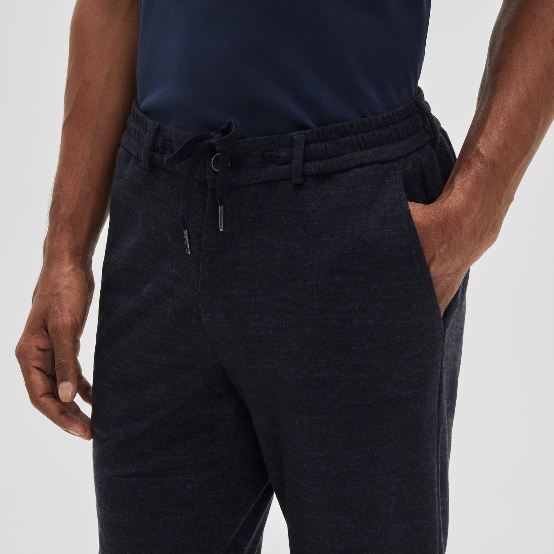 Pantalon jersey pour homme par Robert Barakett | Gainford RB32041 Bleu Marine | Boutique Vvög, vêtements mode pour homme et femme
