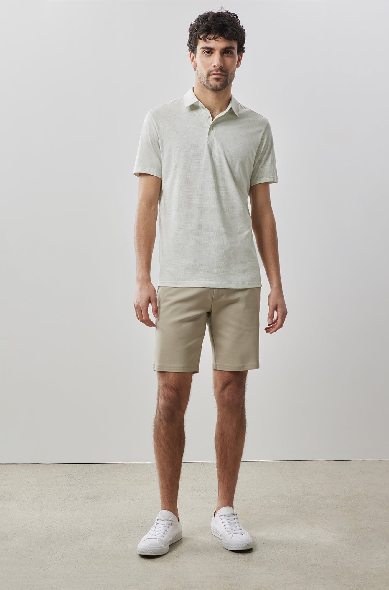 Polo à manches courtes pour homme par Robert Barakett | RB41049 Brace Vert Menthe | Machemise.ca, vêtements mode pour hommes