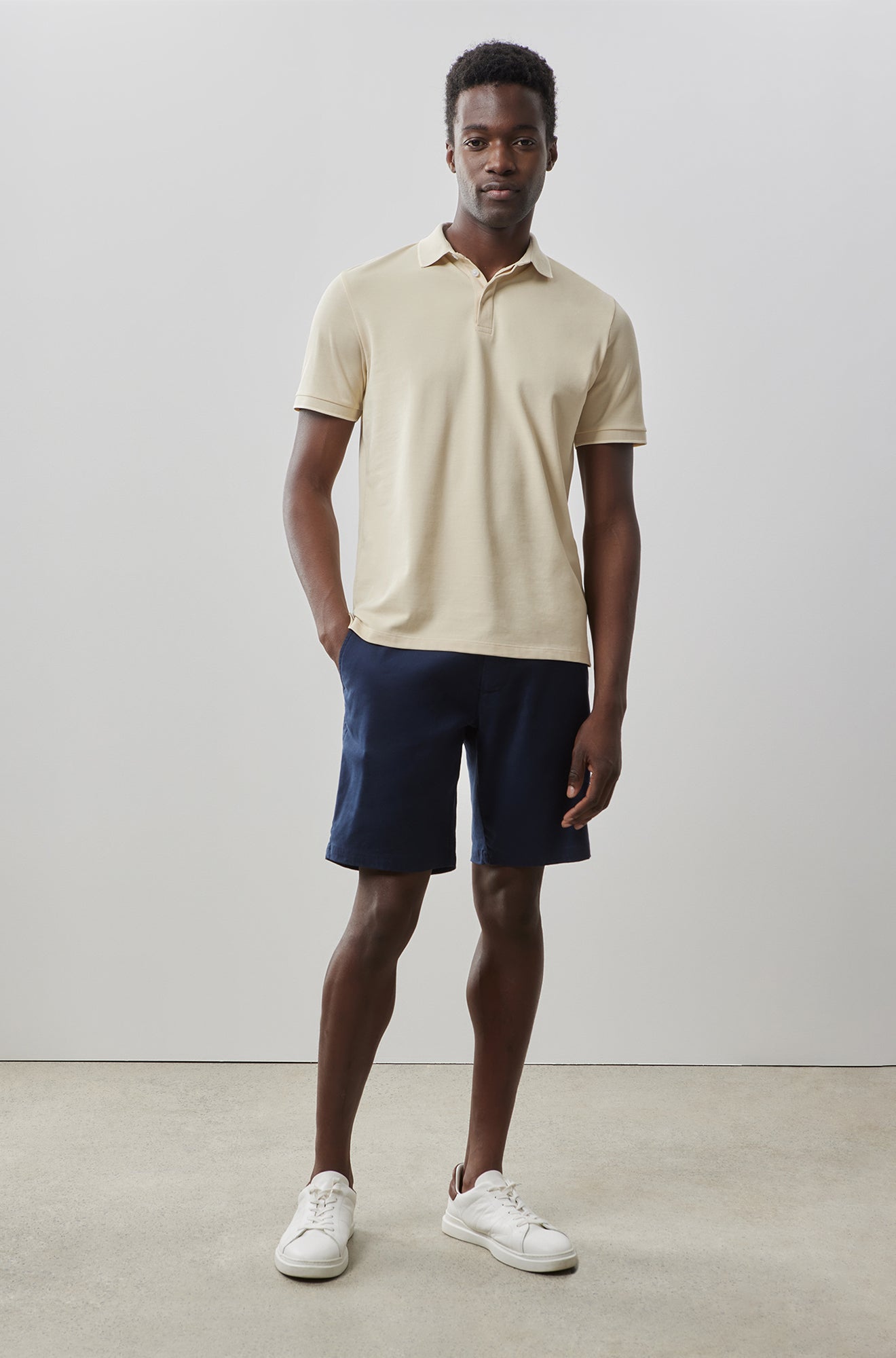 Polo pour homme par Robert Barakett | RB41087 Hunter Jaune | Machemise.ca, vêtements mode pour hommes