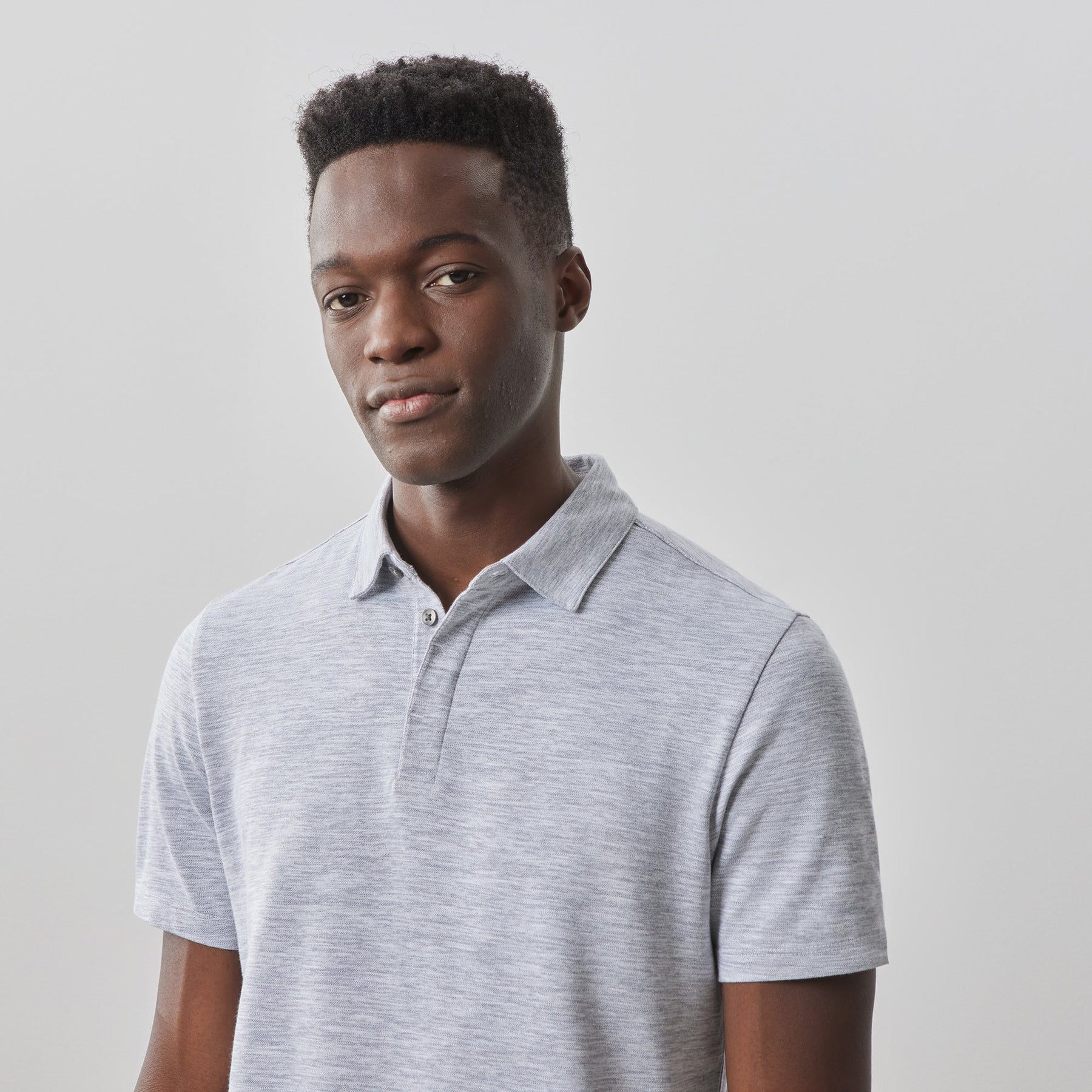 Polo à manches courtes pour homme par Robert Barakett | RB41114 Payne Gris | Machemise.ca, vêtements mode pour hommes