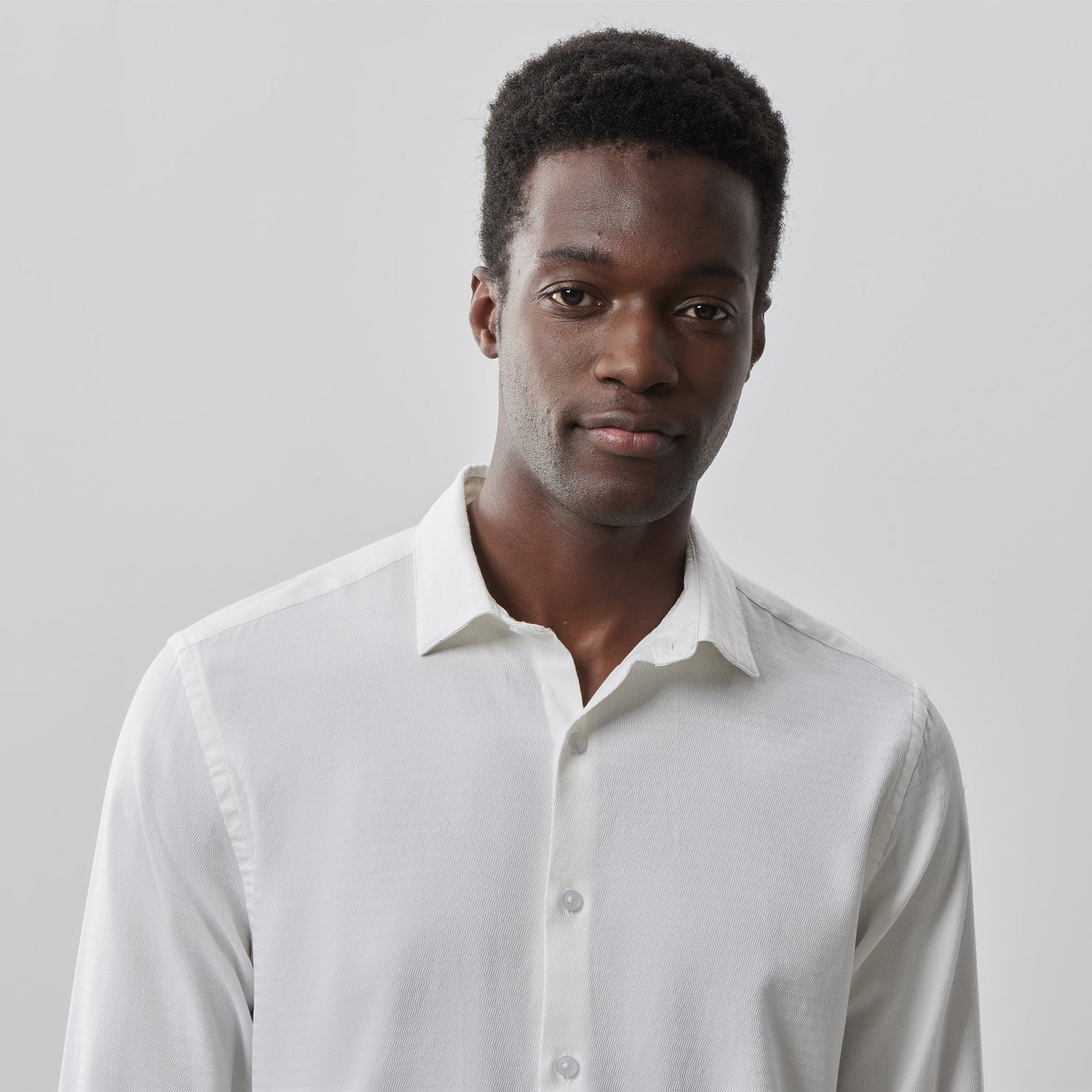 Chemise tissée à manches longues pour homme par Robert Barakett | RB41152 Colter Blanc | Machemise.ca, vêtements mode pour hommes
