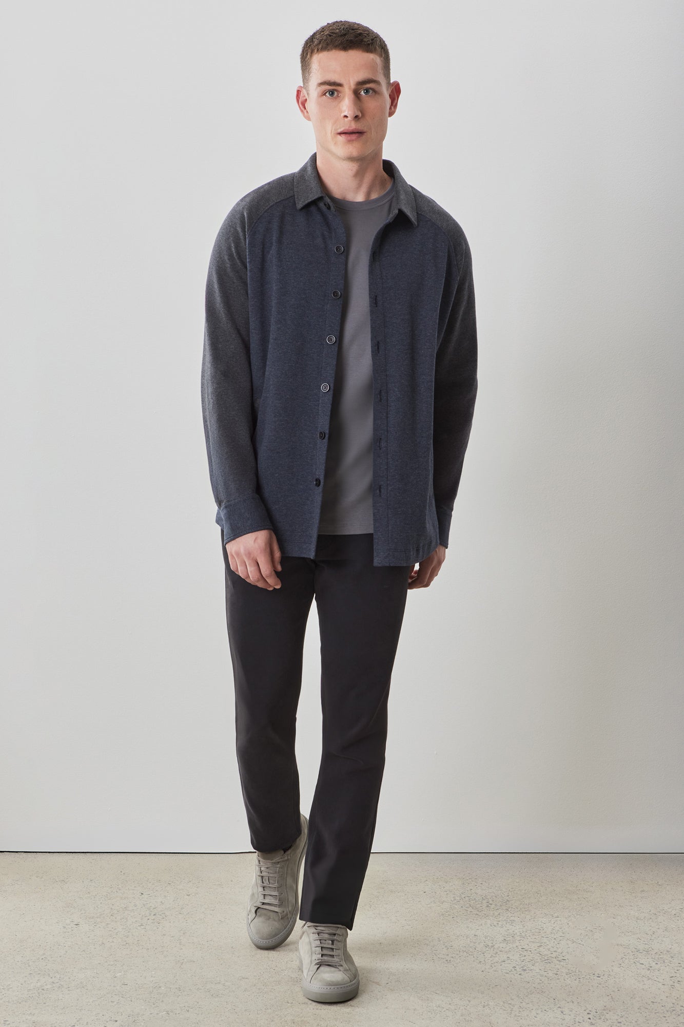 Surchemise pour homme par Robert Barakett | RB41513 Paolo Anthracite | Machemise.ca, vêtements mode pour hommes