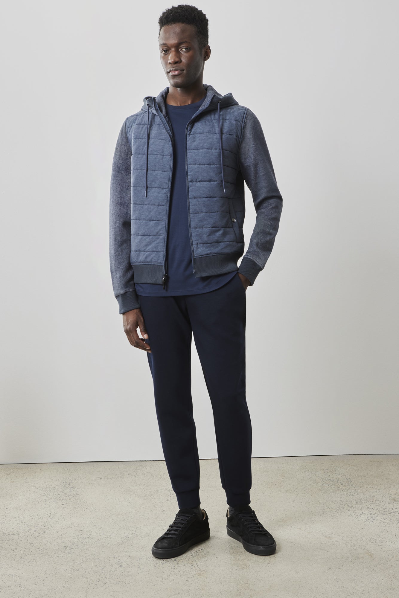 Veste matelassé pour homme par Robert Barakett | RB41539 Cowandame Bleu Marine | Machemise.ca, vêtements mode pour hommes
