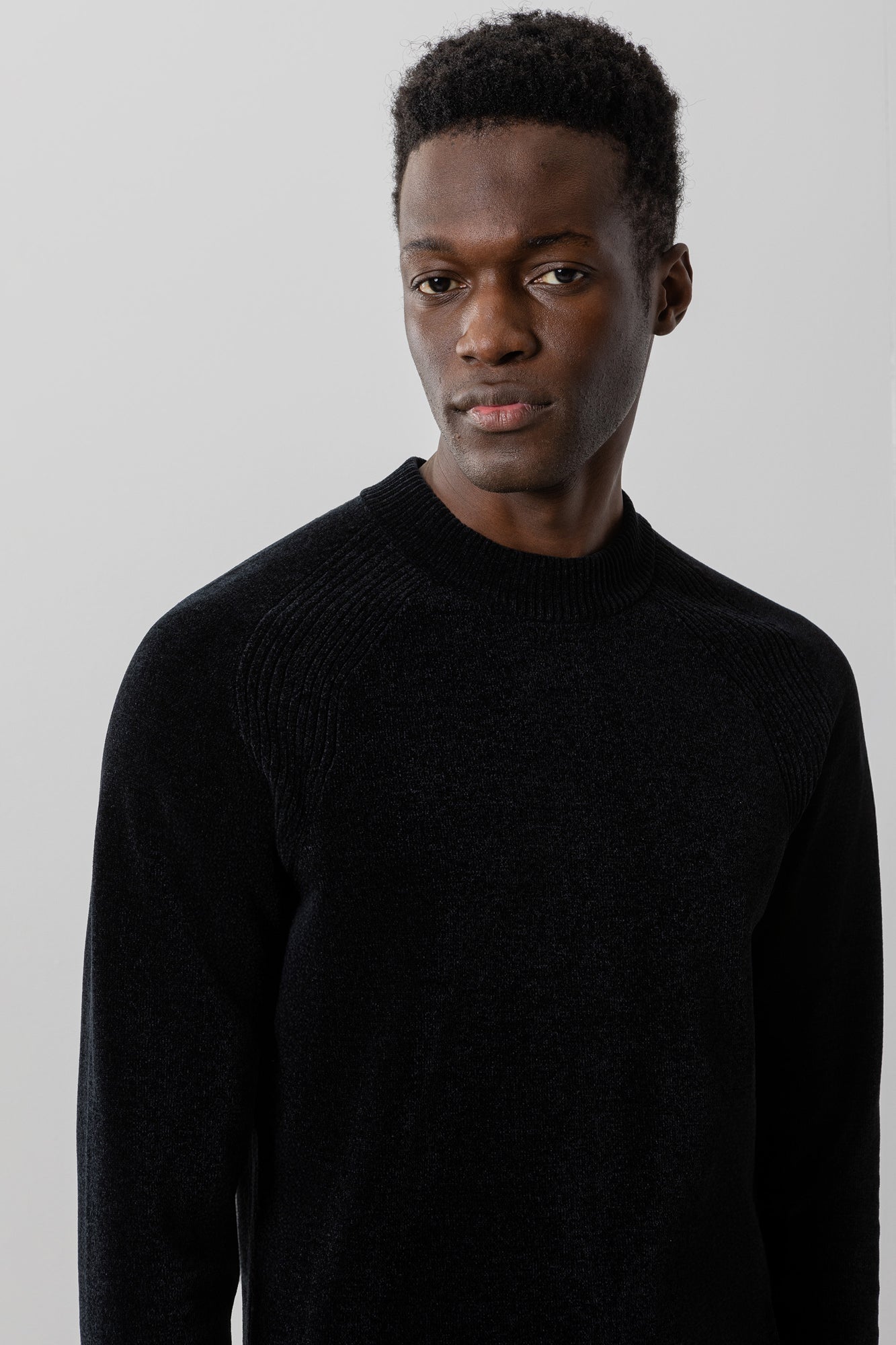Chandail à manches longues pour homme par Robert Barakett | RB41558 Salvor Noir | Machemise.ca, vêtements mode pour hommes