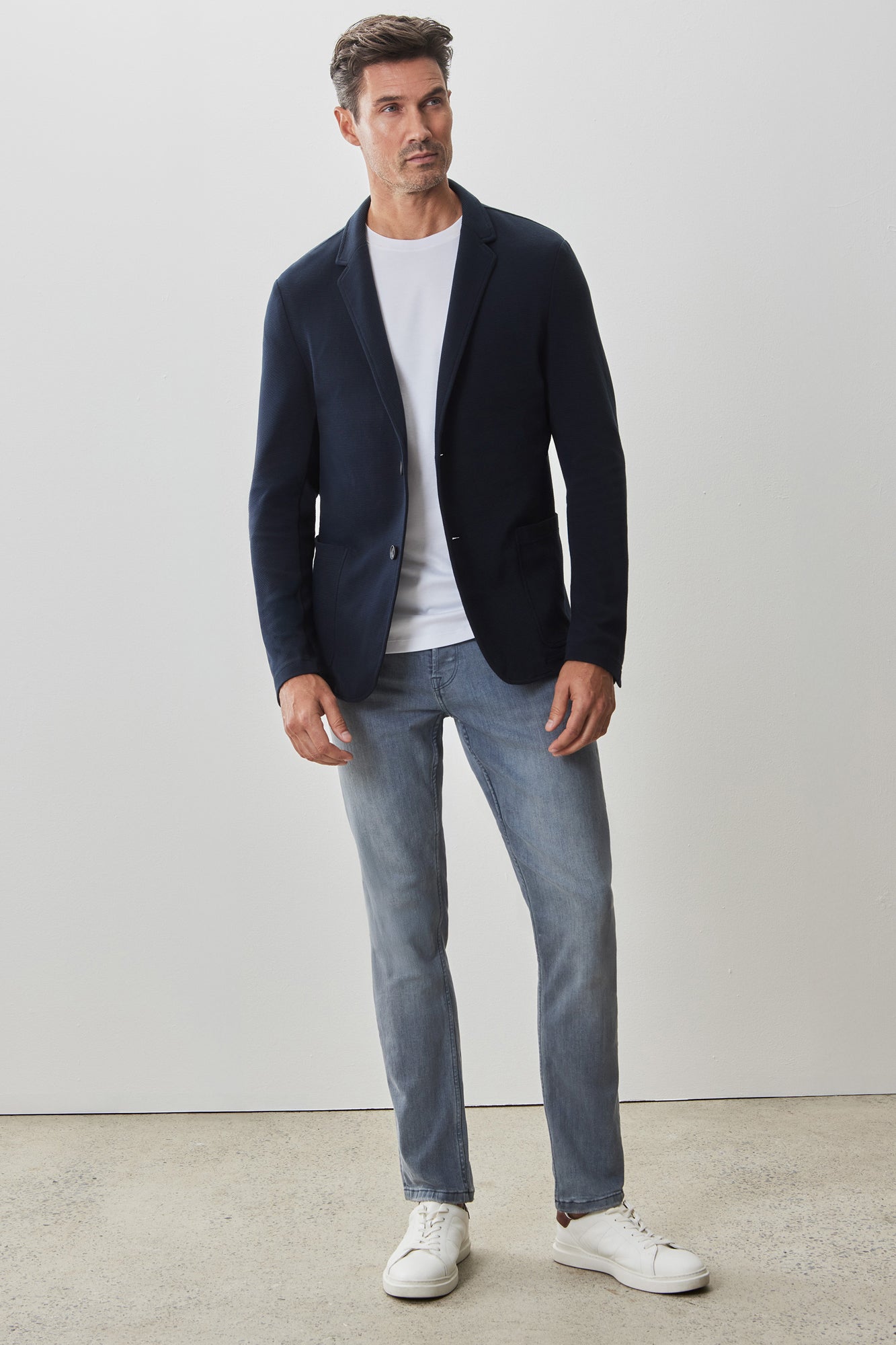Veston sport pour homme par Robert Barakett | RB51094 Dulwich Bleu Marine | Machemise.ca, vêtements mode pour hommes