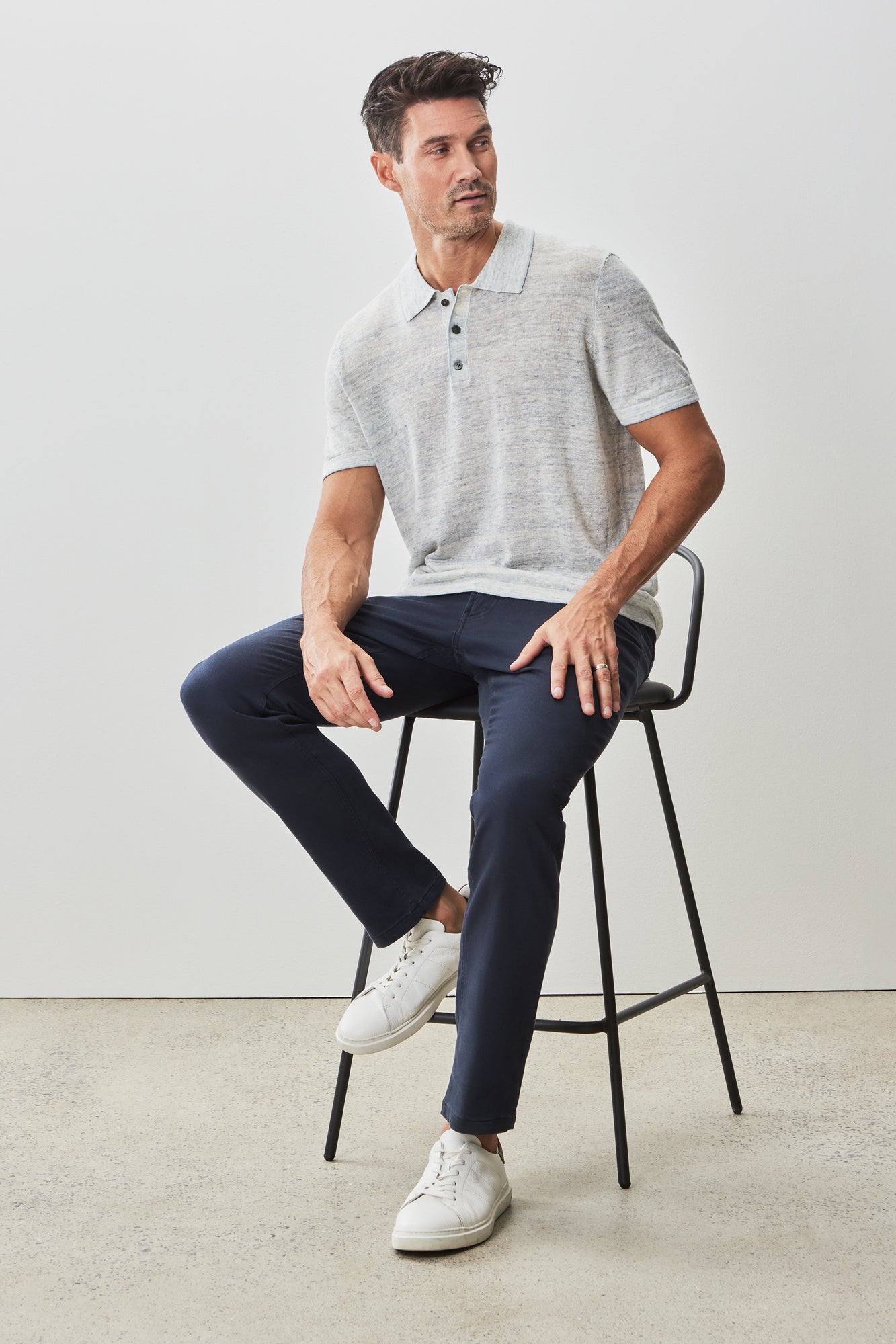 Polo pour homme par Robert Barakett | RB51207 Costa Bleu | Machemise.ca, vêtements mode pour hommes