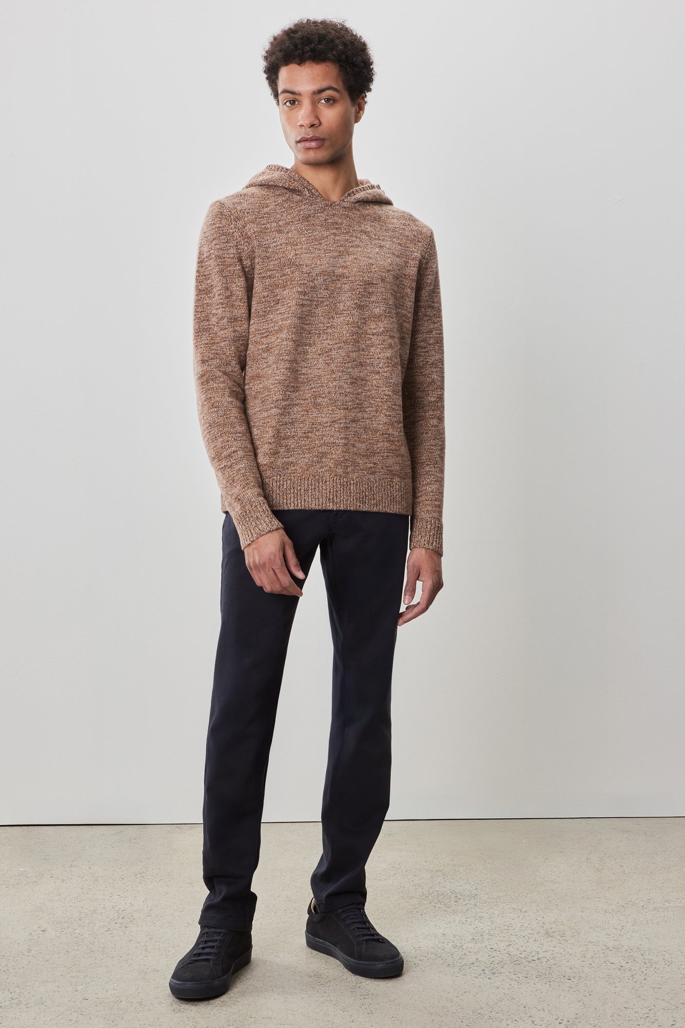 Coton ouaté en chandail à manches longues pour homme par Robert Barakett | Wildman RB52265 Brun | Machemise.ca, vêtements mode pour hommes