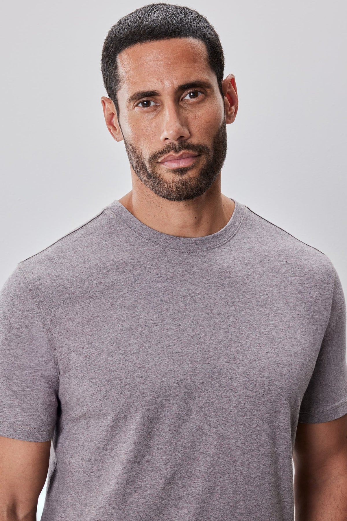 T-Shirt chiné à manches courtes pour homme par Robert Barakett | Colson RB52320 Rose Poussière | Machemise.ca, vêtements mode pour hommes