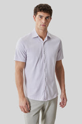 Chemise en Knit pour homme par Robert Barakett | RB61068 Sterling Lavande | Machemise.ca, vêtements mode pour hommes