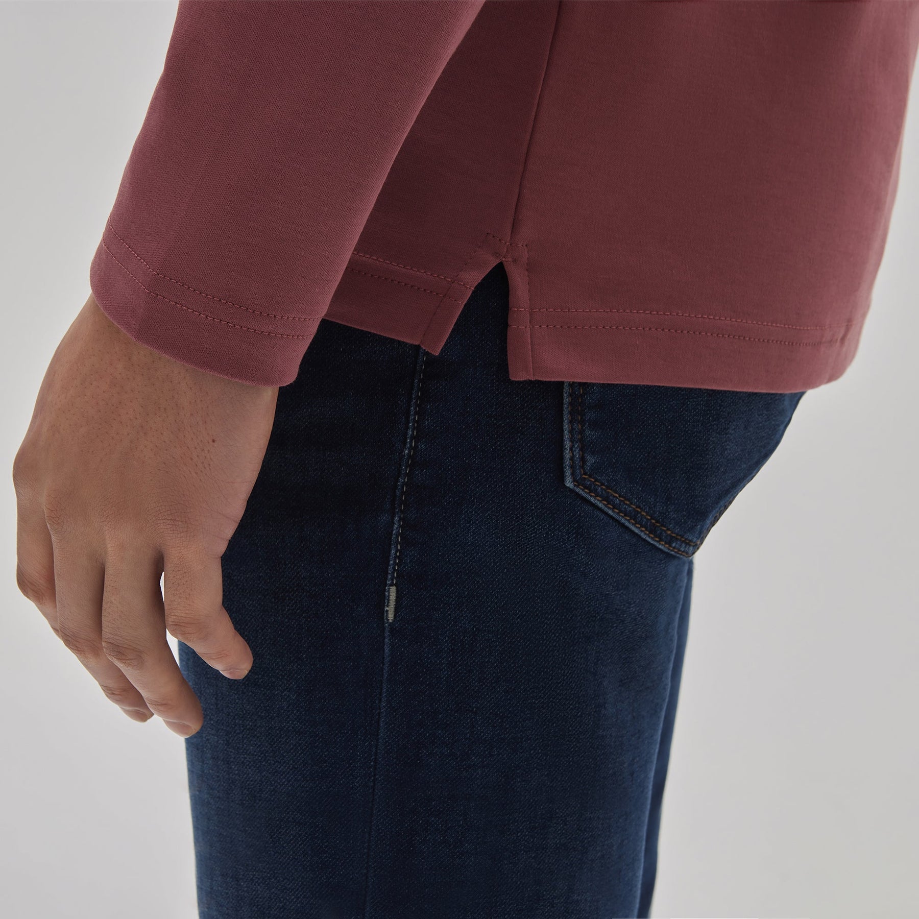Chandail manches longues pour homme par Robert Barakett | Georgia RB82247 Récif Corail | Boutique Vvög, vêtements mode pour homme et femme
