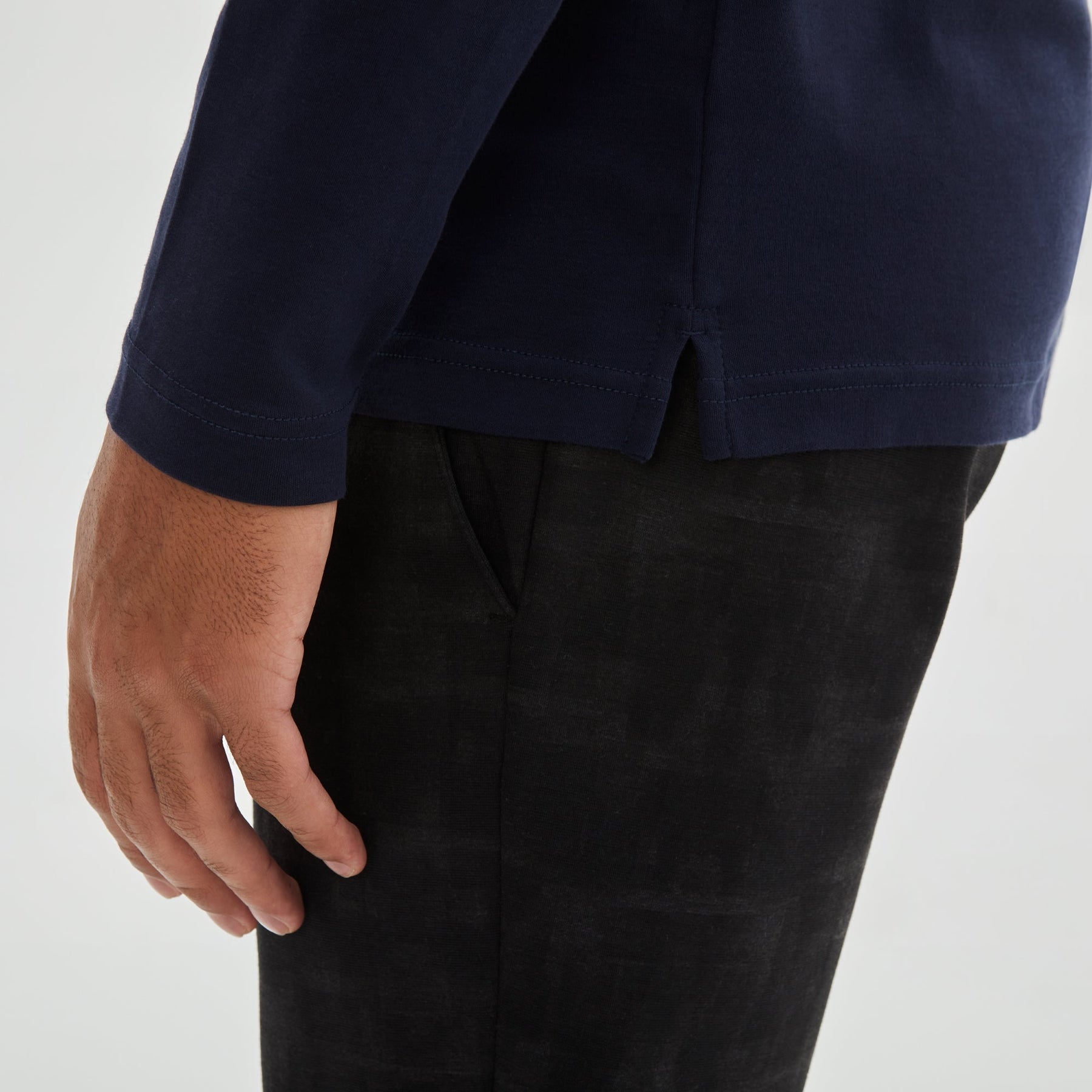 Chandail manches longues pour homme par Robert Barakett | Georgia RB82247 Bleu Sidéral | Boutique Vvög, vêtements mode pour homme et femme