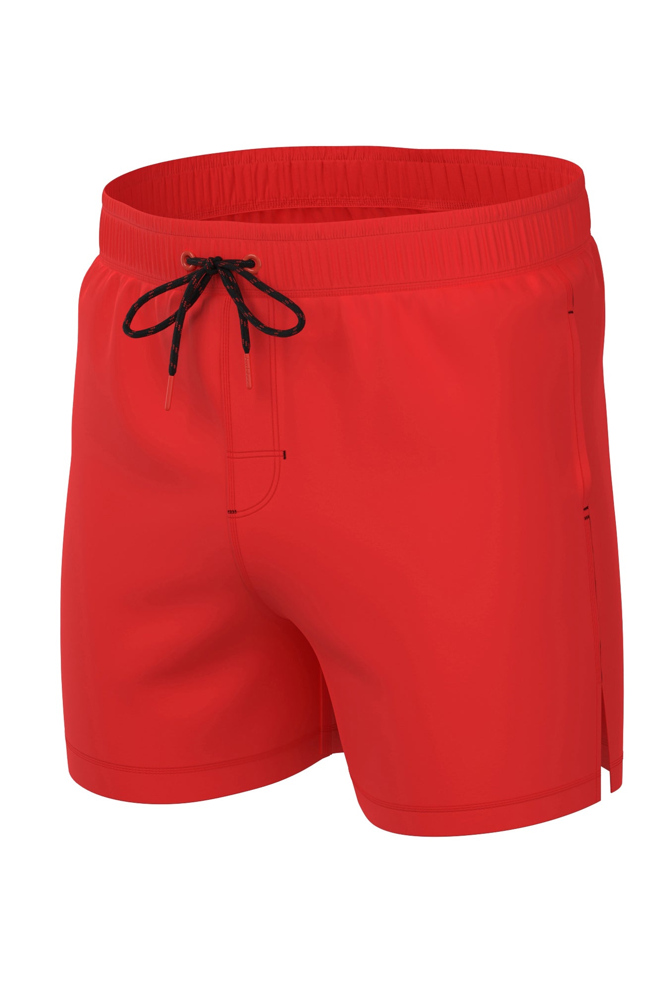 Maillot de bain pour homme par Au Noir SOLIDA Rouge Machemise