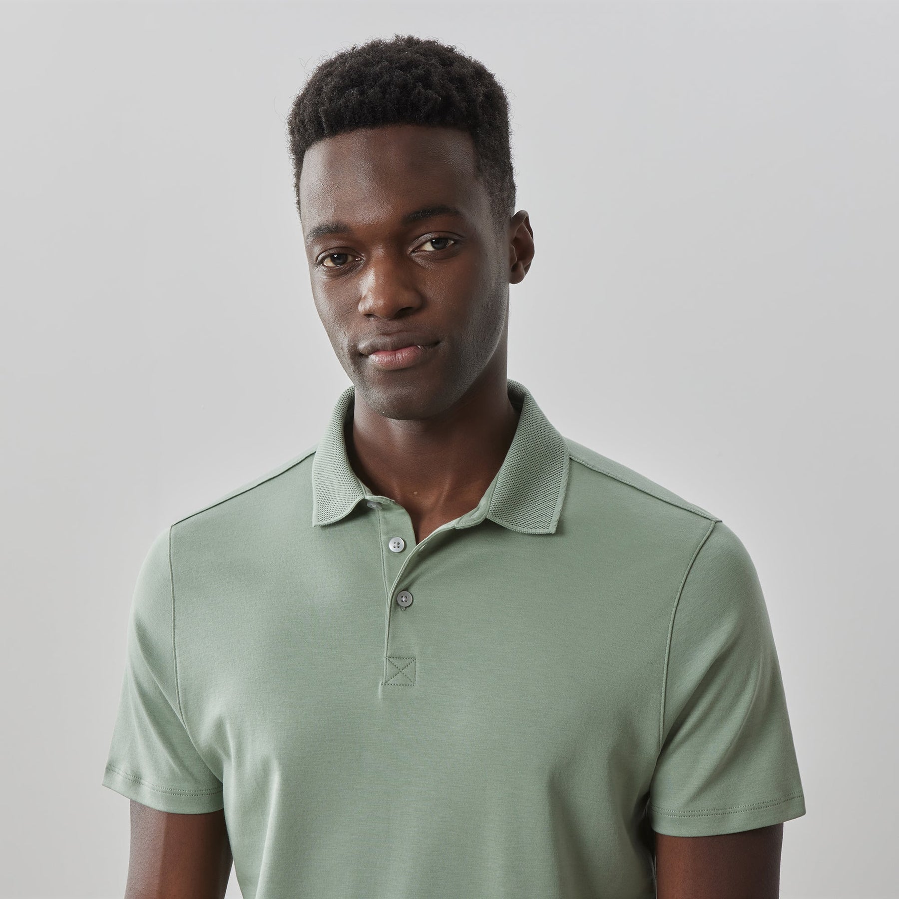 Polo honeycomb pour homme par Robert Barakett | Georgia RB11016 Vigne Poussiéreuse | Machemise.ca, vêtements mode pour hommes