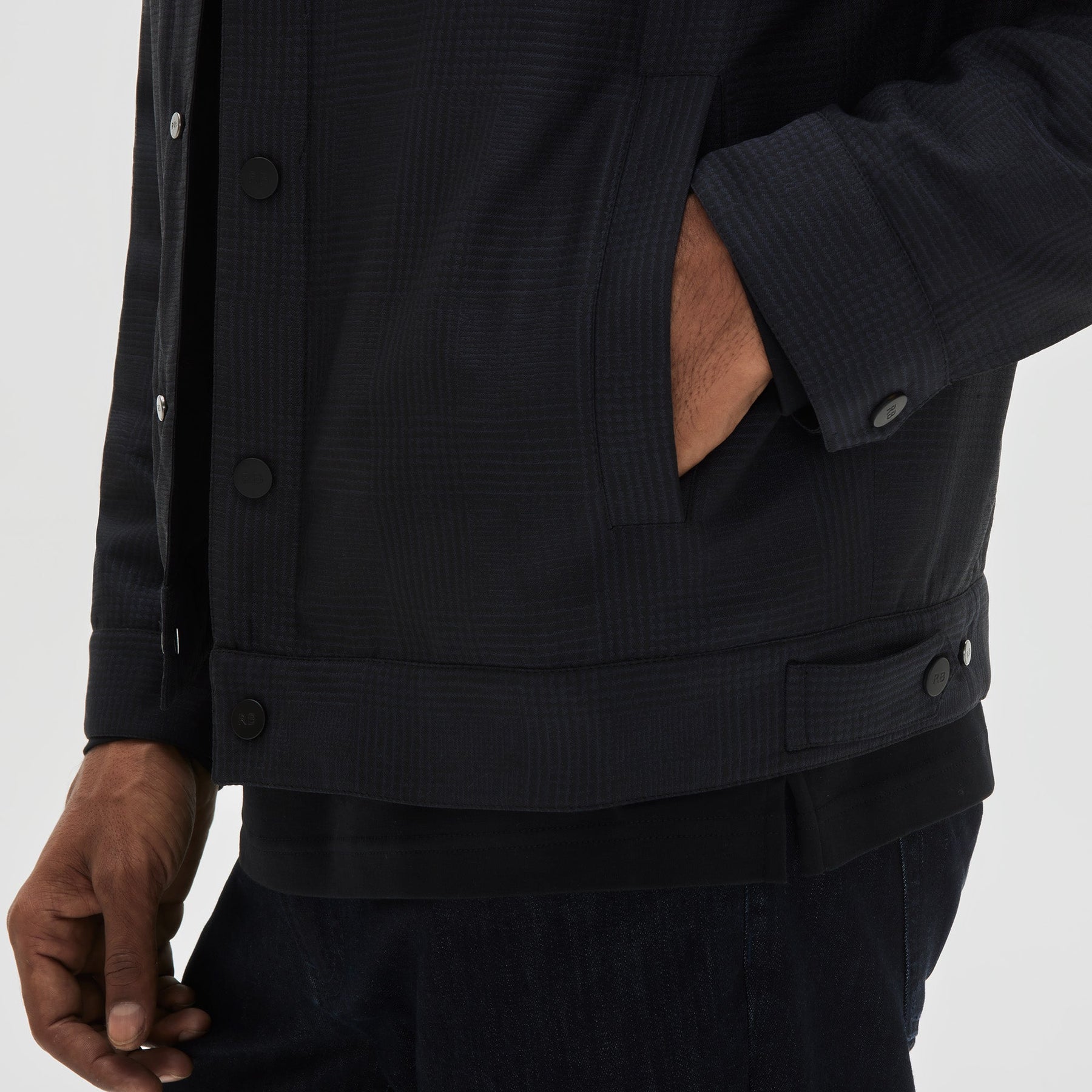 Veste/surchemise pour homme par Robert Barakett | Selmer RB31065 NAVY | Machemise.ca, vêtements mode pour hommes