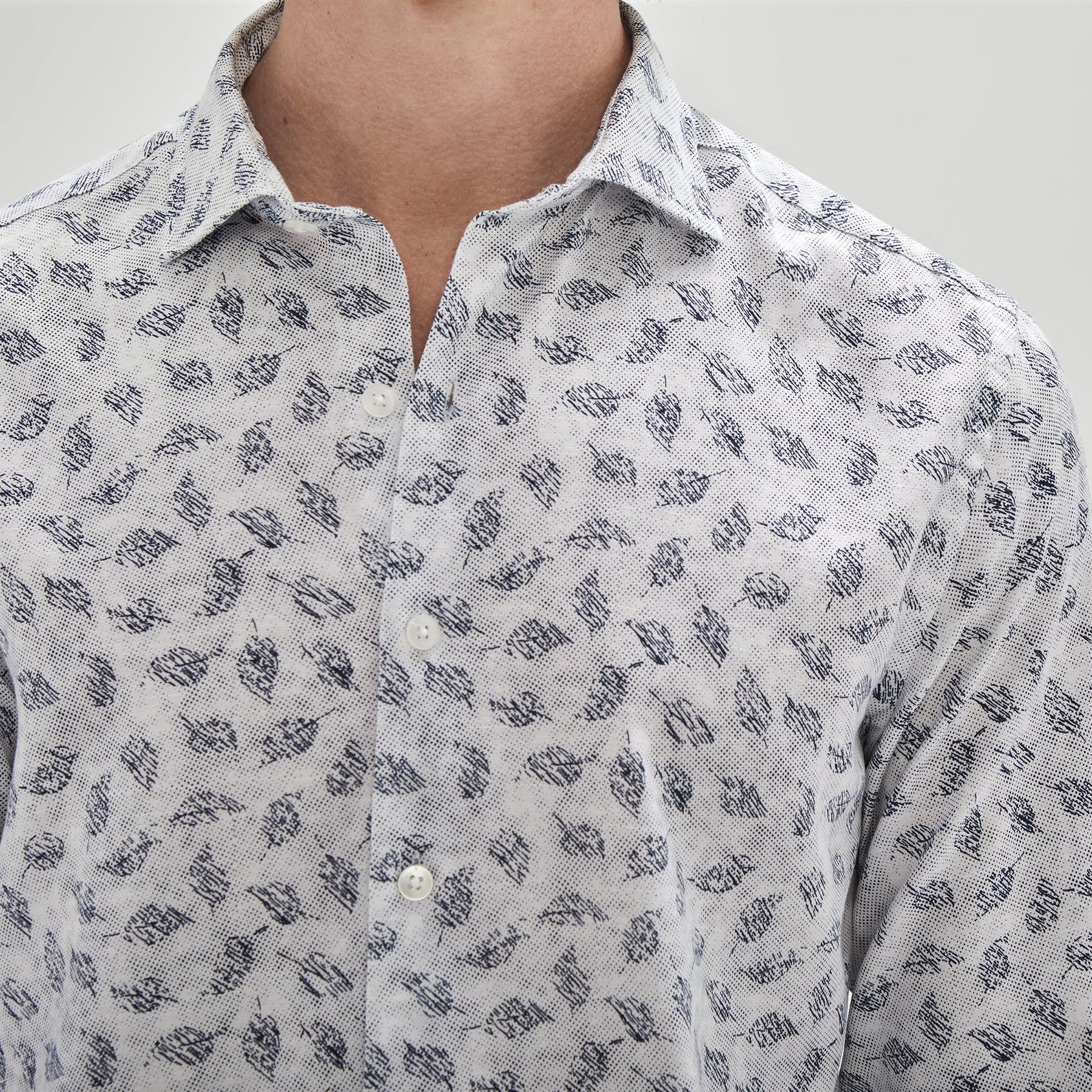 Chemise manches longues pour homme par Robert Barakett | RB31192/Red Rocks Blanc/White| Machemise.ca, vêtements mode pour hommes