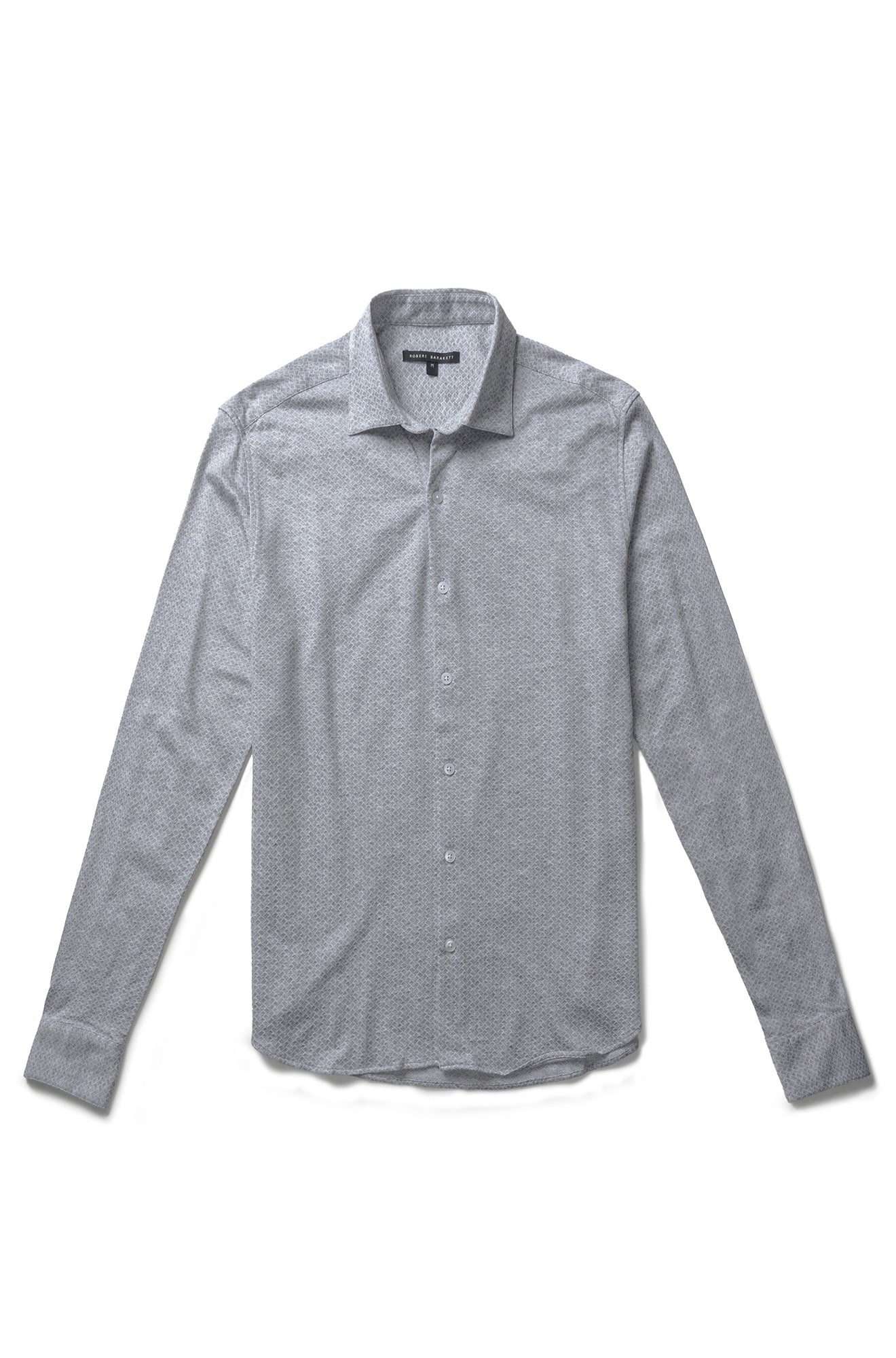 Chemise manches longues pour homme par Robert Barakett | Pambrun RB32151 GREY | Machemise.ca, vêtements mode pour hommes